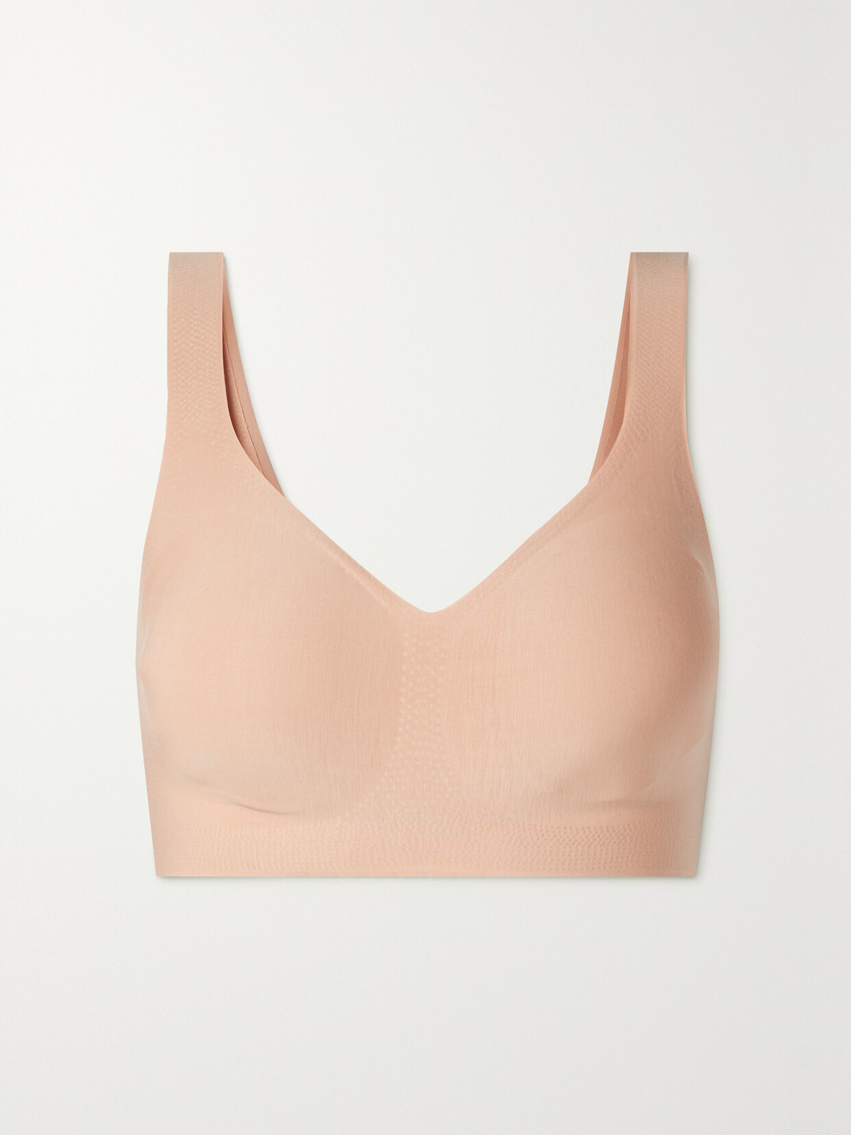 Commando Butter Stretch-micro Modal Soft-cup Bra - Neutrals