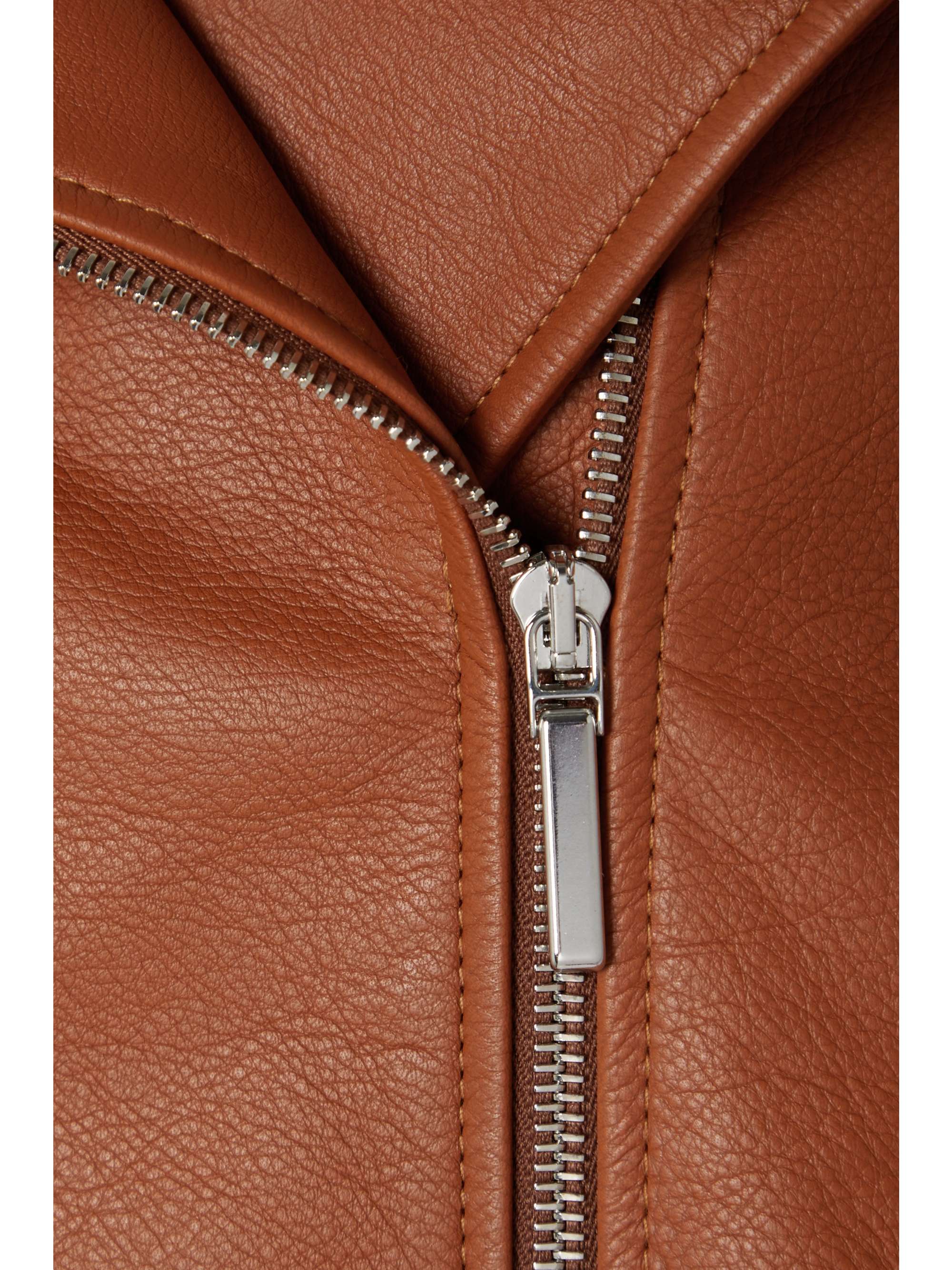 ROSETTA GETTY Bikerjacke aus strukturiertem Leder