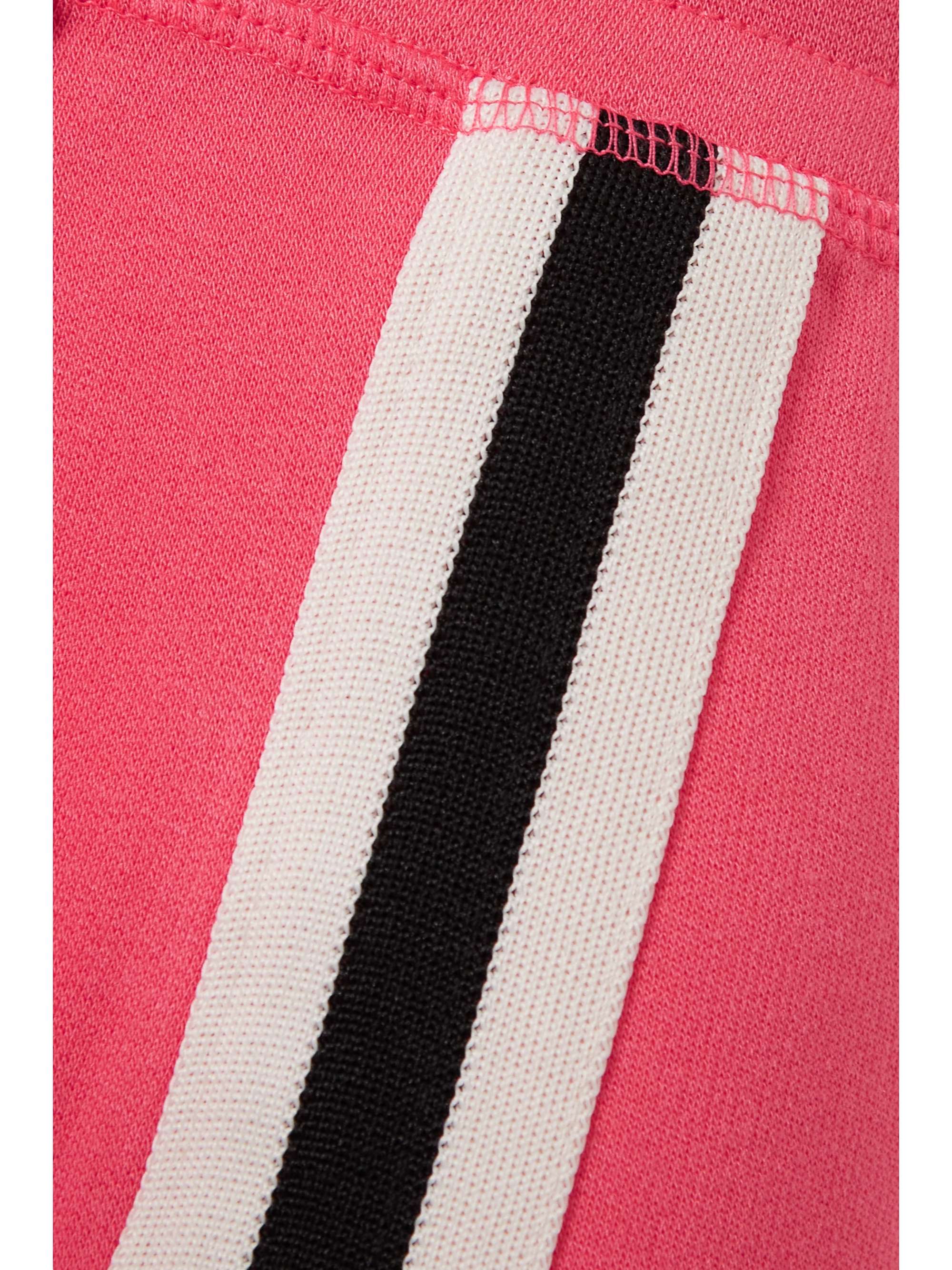 SPLITS59 Reena striped stretch-modal jersey track pants
