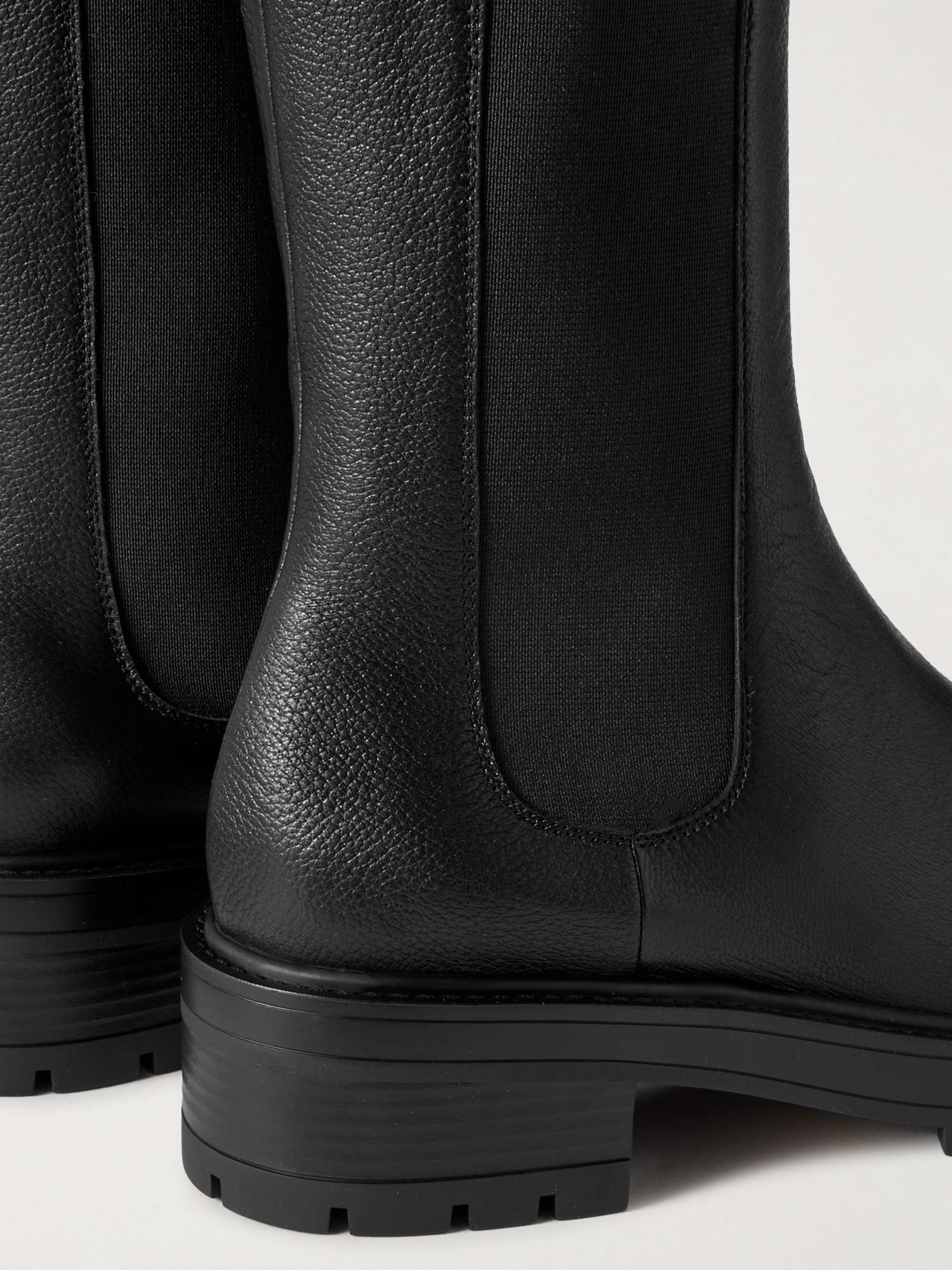 AQUAZZURA Crosby leather knee boots