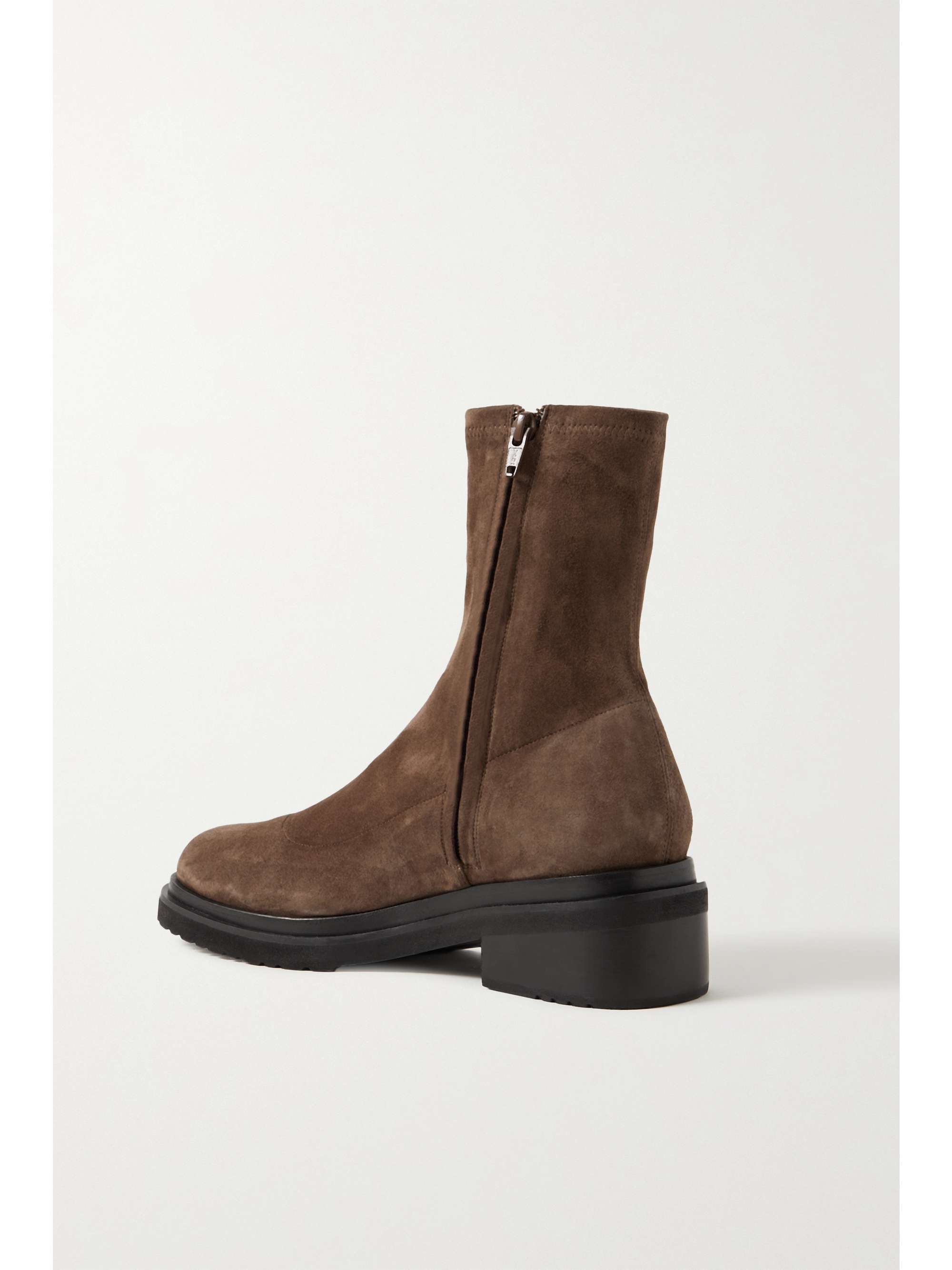 BY FAR Kah stretch-suede ankle boots