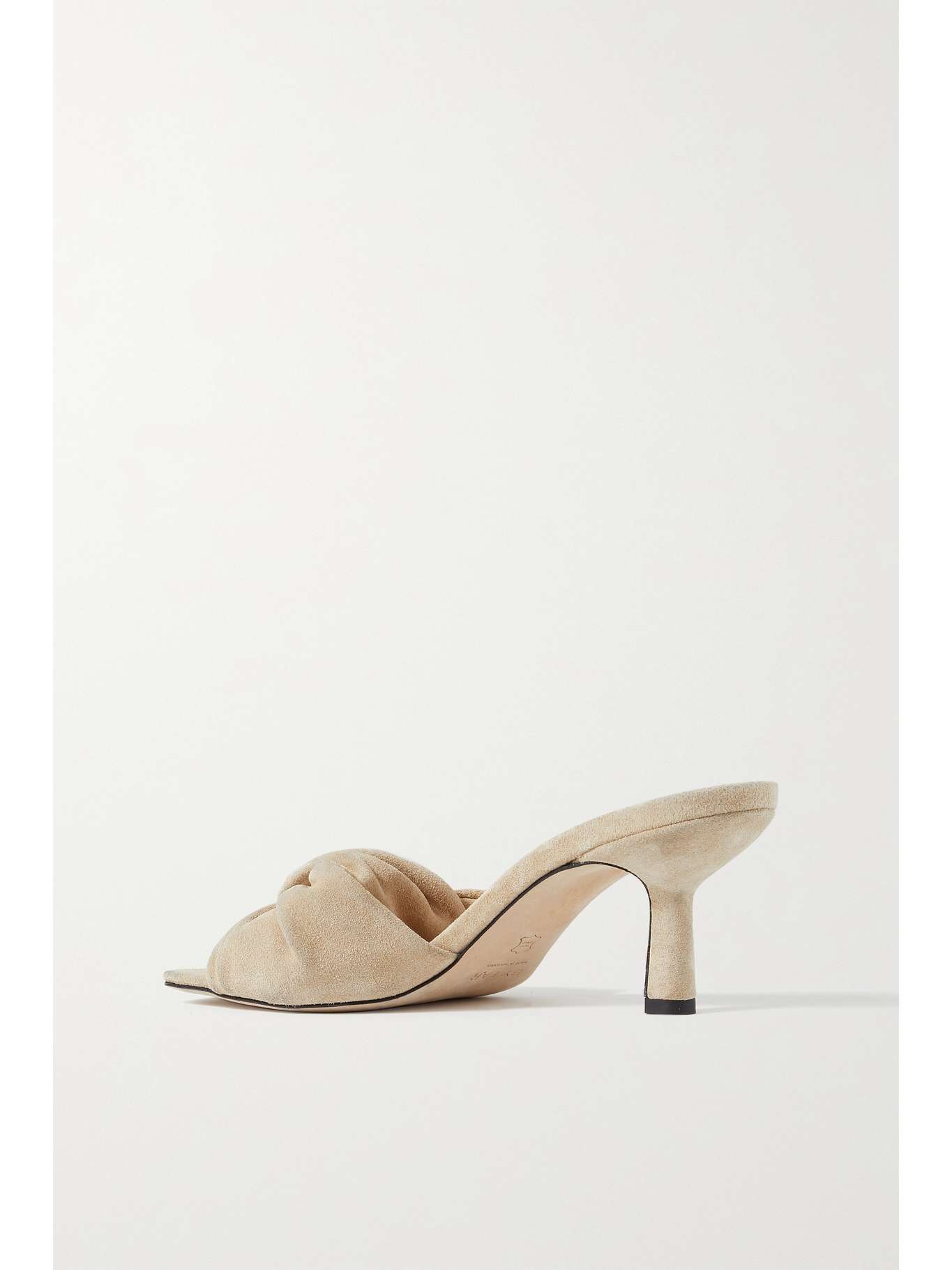 by far lana knotted suede mules
