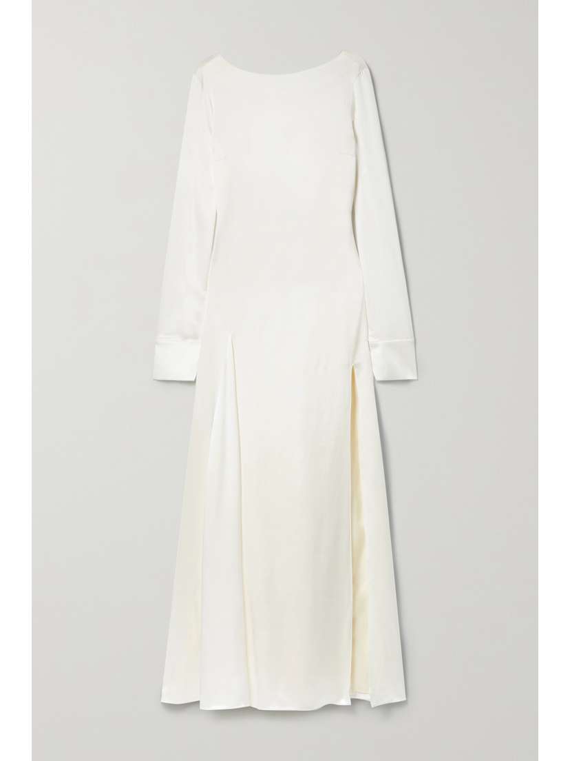 BITE Studios Occasion Organic Silk-satin Maxi Dress - UK 16