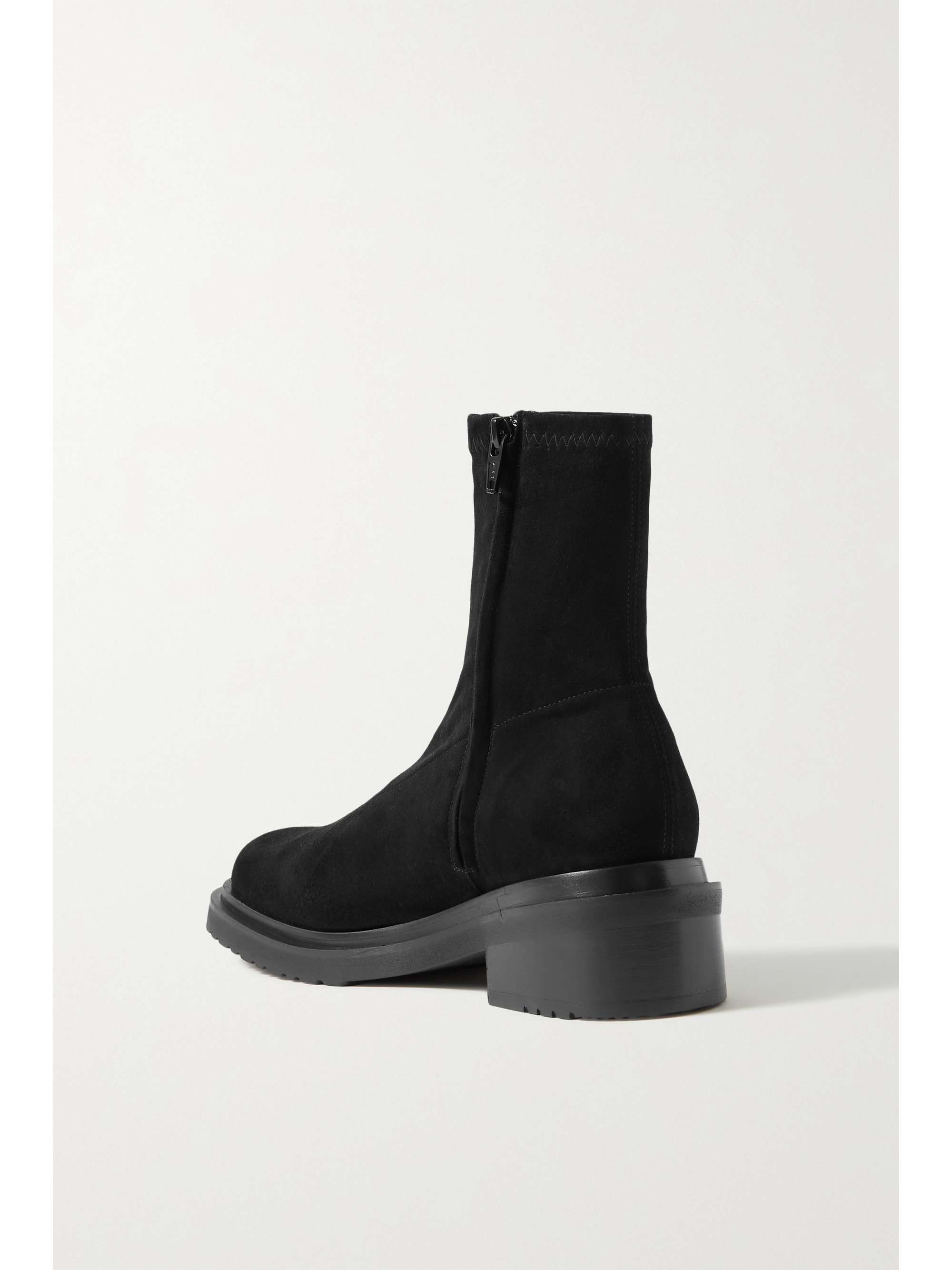 BY FAR Kah stretch-suede ankle boots