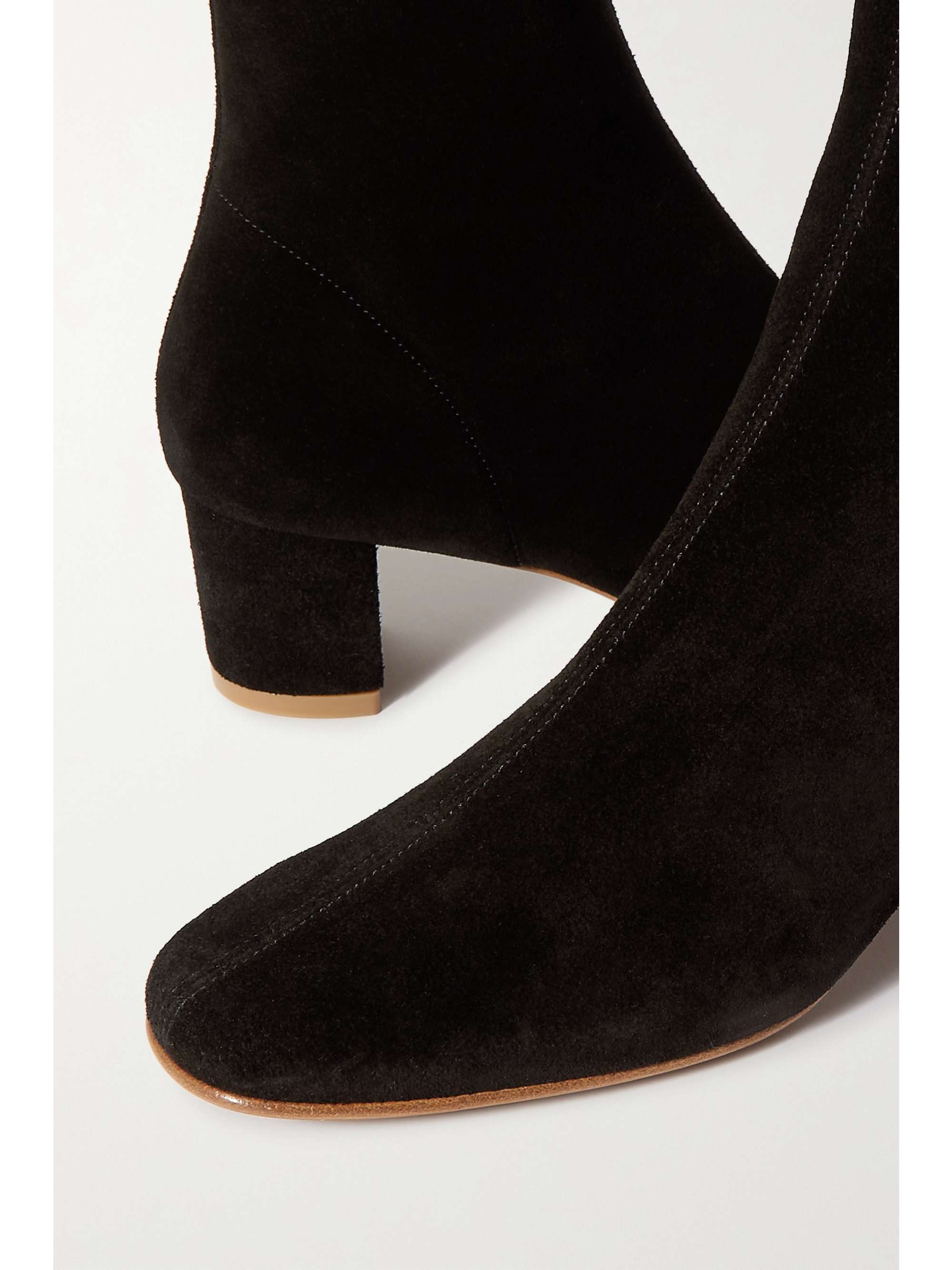 BY FAR Sofia suede ankle boots