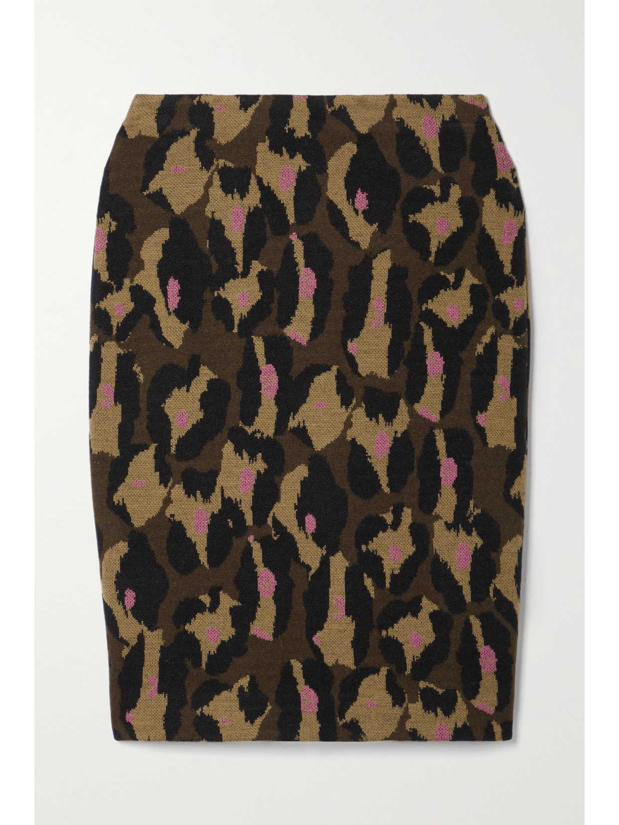 Diane Von Furstenberg Lorna Wool-blend Pencil Skirt In Brown