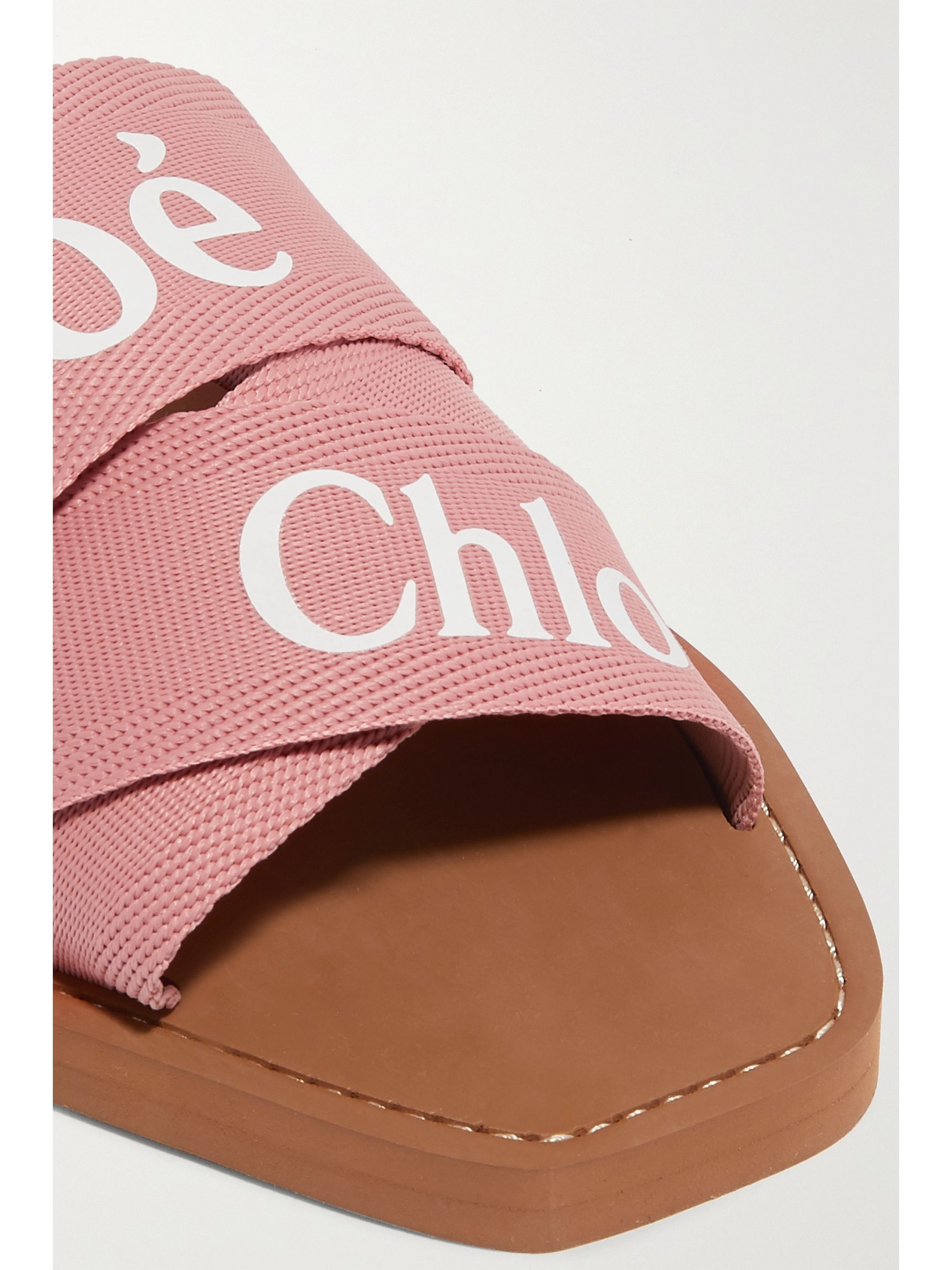 pink chloe slides