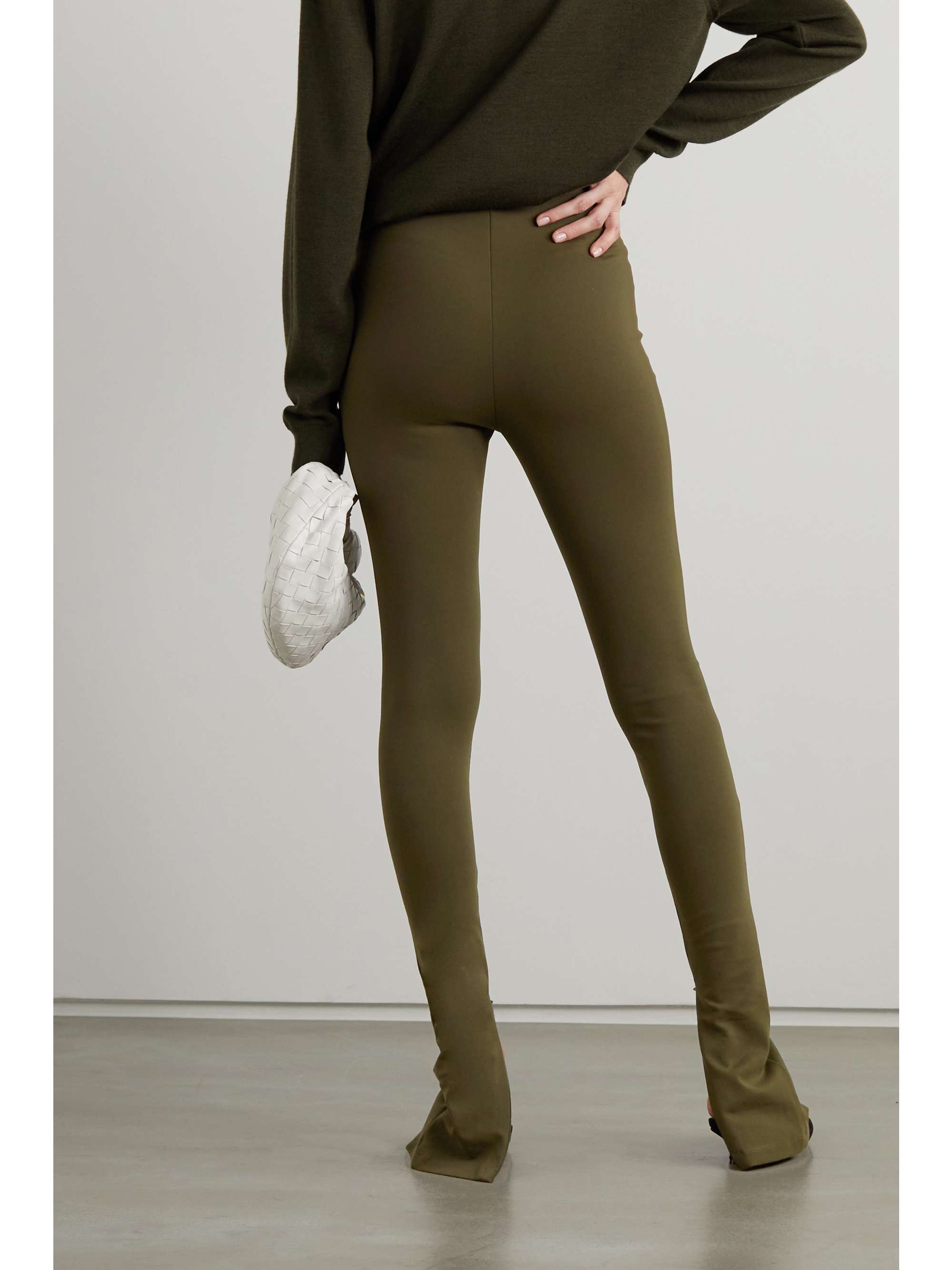 WARDROBE.NYC Stretchponte leggings NETAPORTER