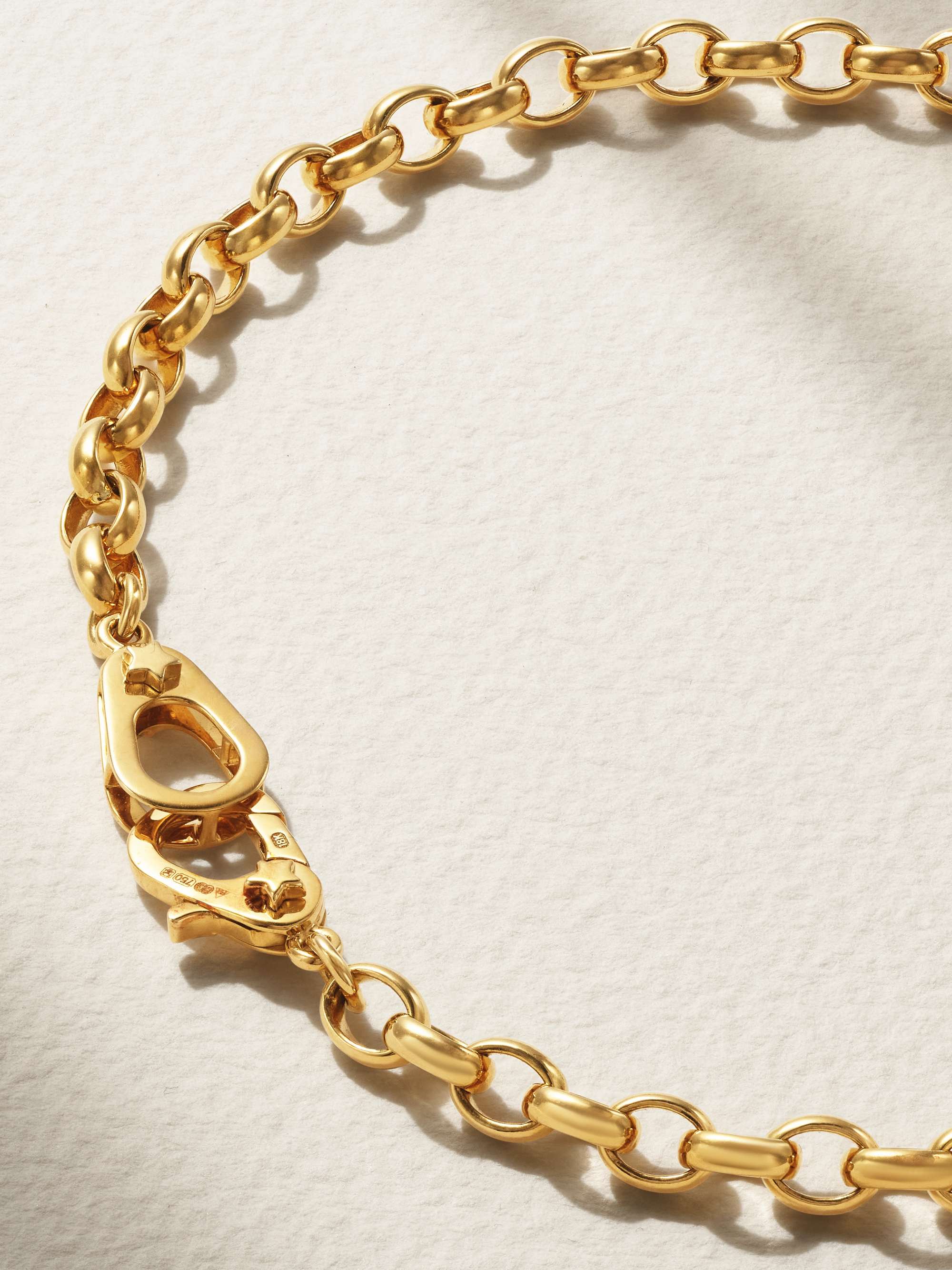FOUNDRAE 18-karat gold anklet