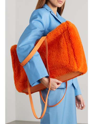 le cabas neve leather tote