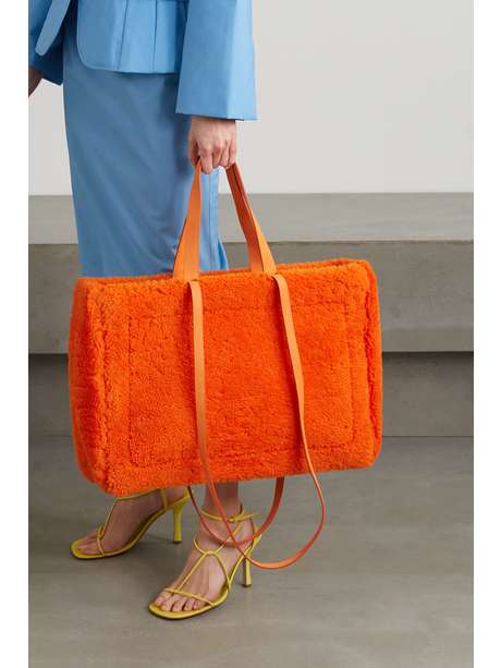 le cabas neve leather tote