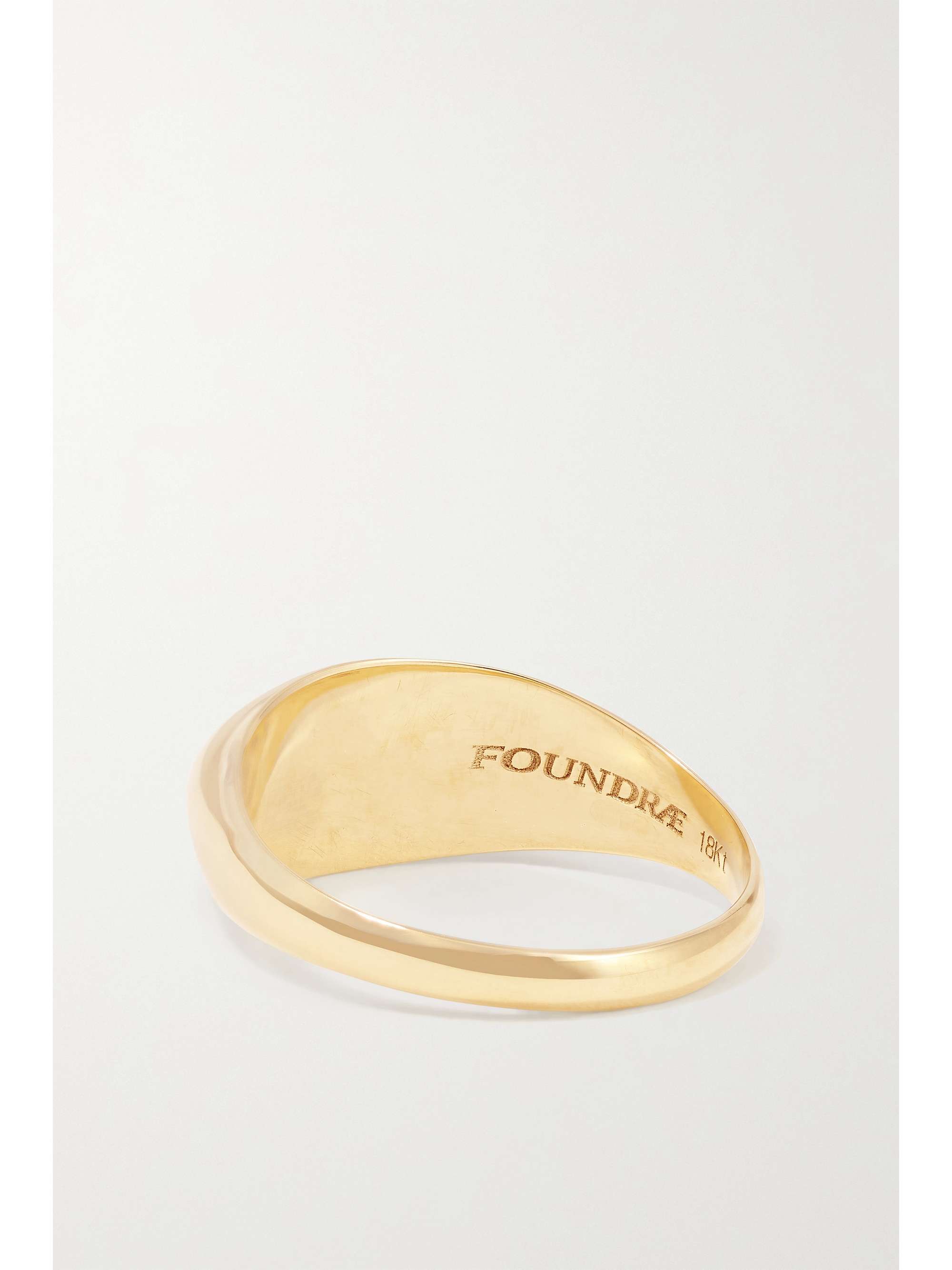 FOUNDRAE Star Baby 18-karat gold diamond ring