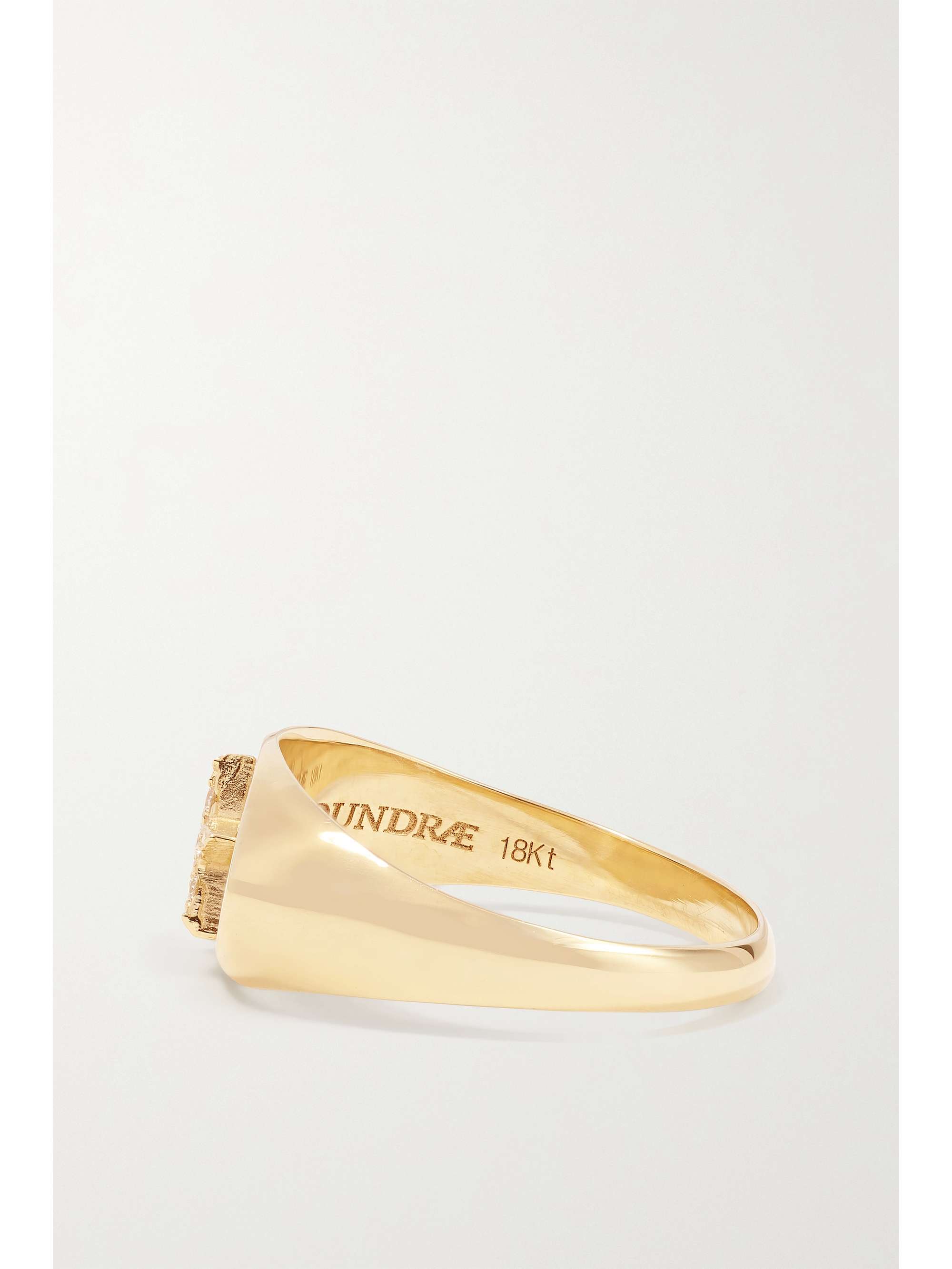 FOUNDRAE Star Baby 18-karat gold diamond ring
