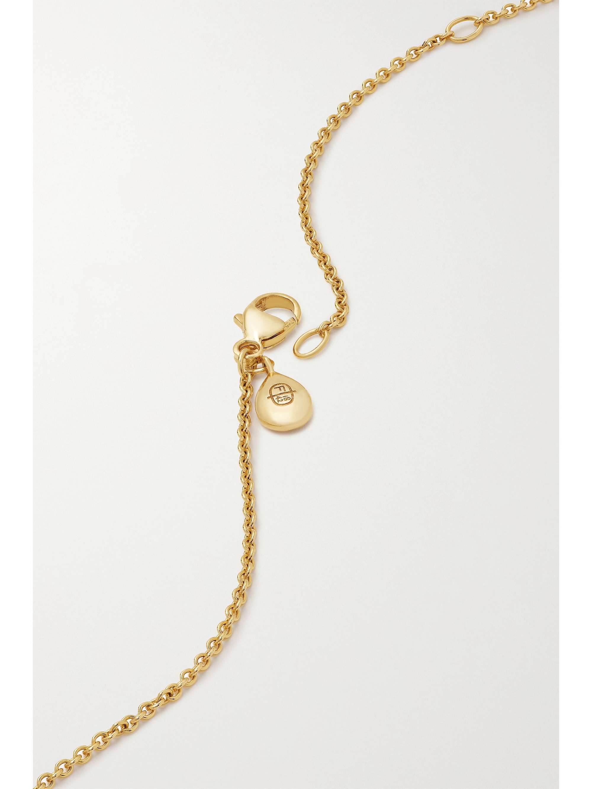 FABERGÉ Heritage Kette mit Ei-Anhänger aus 18 Karat Roségold mit Emaille und Diamanten