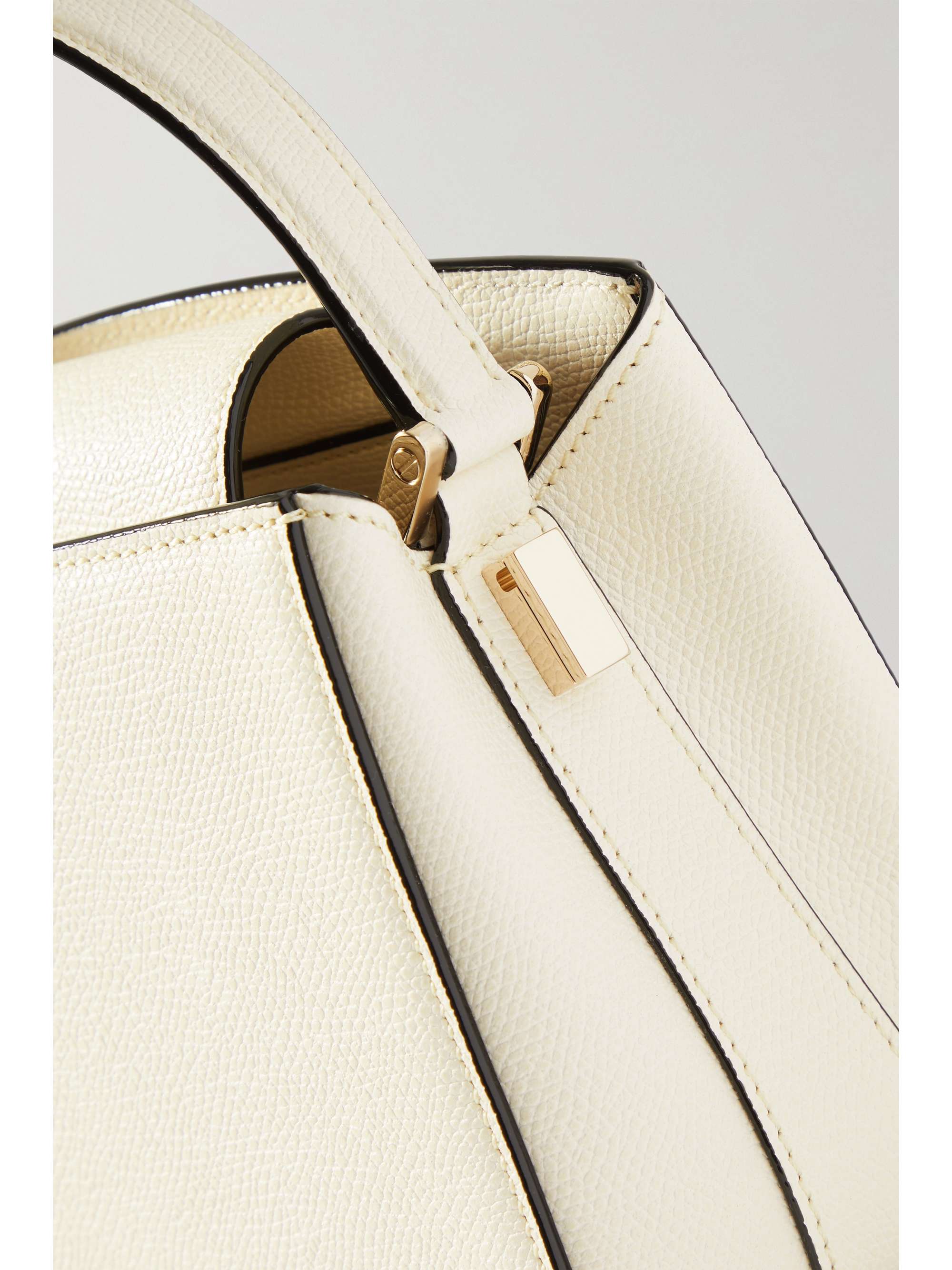 VALEXTRA Brera mini textured-leather tote