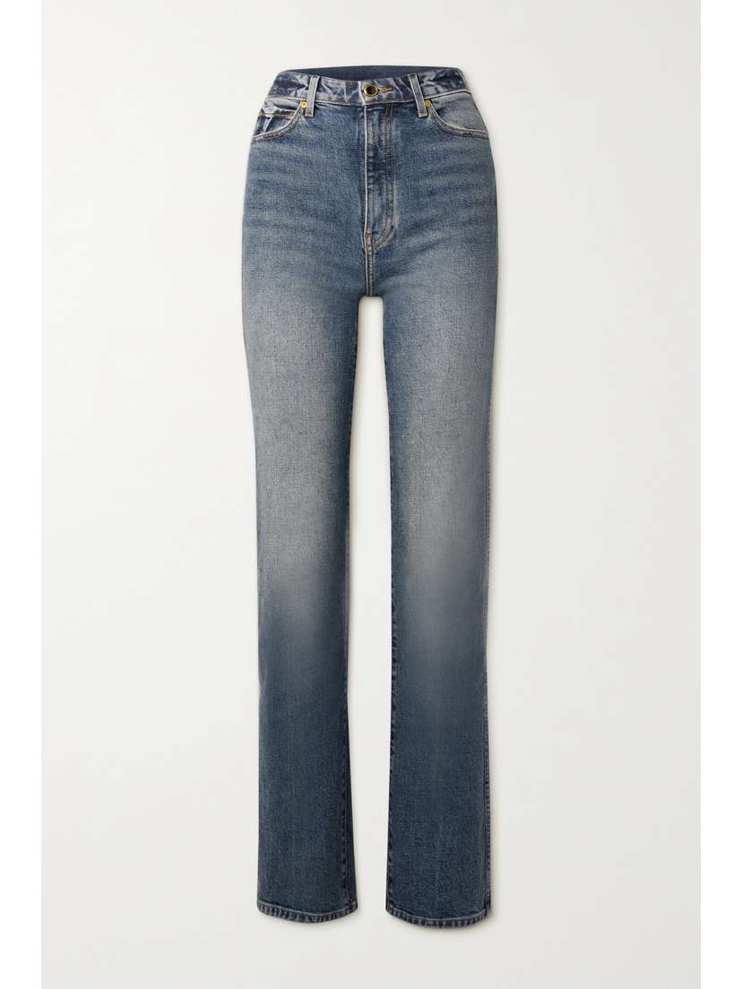 Khaite Danielle High-rise Straight-leg Jeans