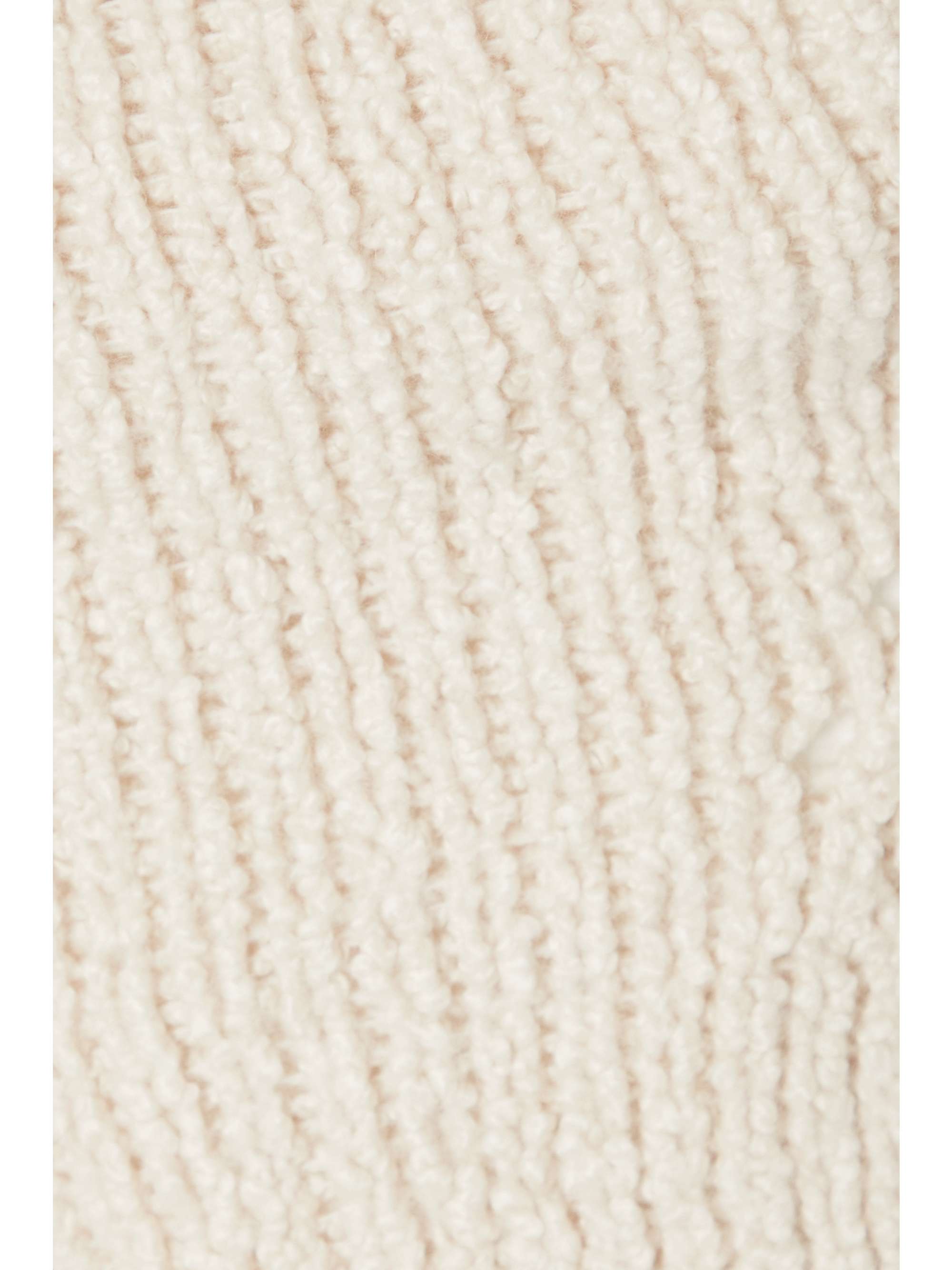 KHAITE Charlie strapless cashmere sweater
