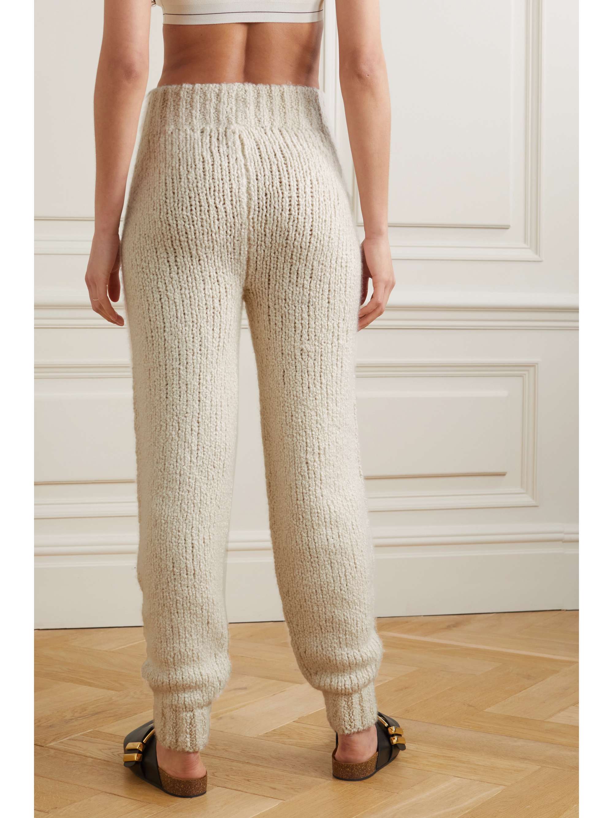 KHAITE Josephine cashmere track pants