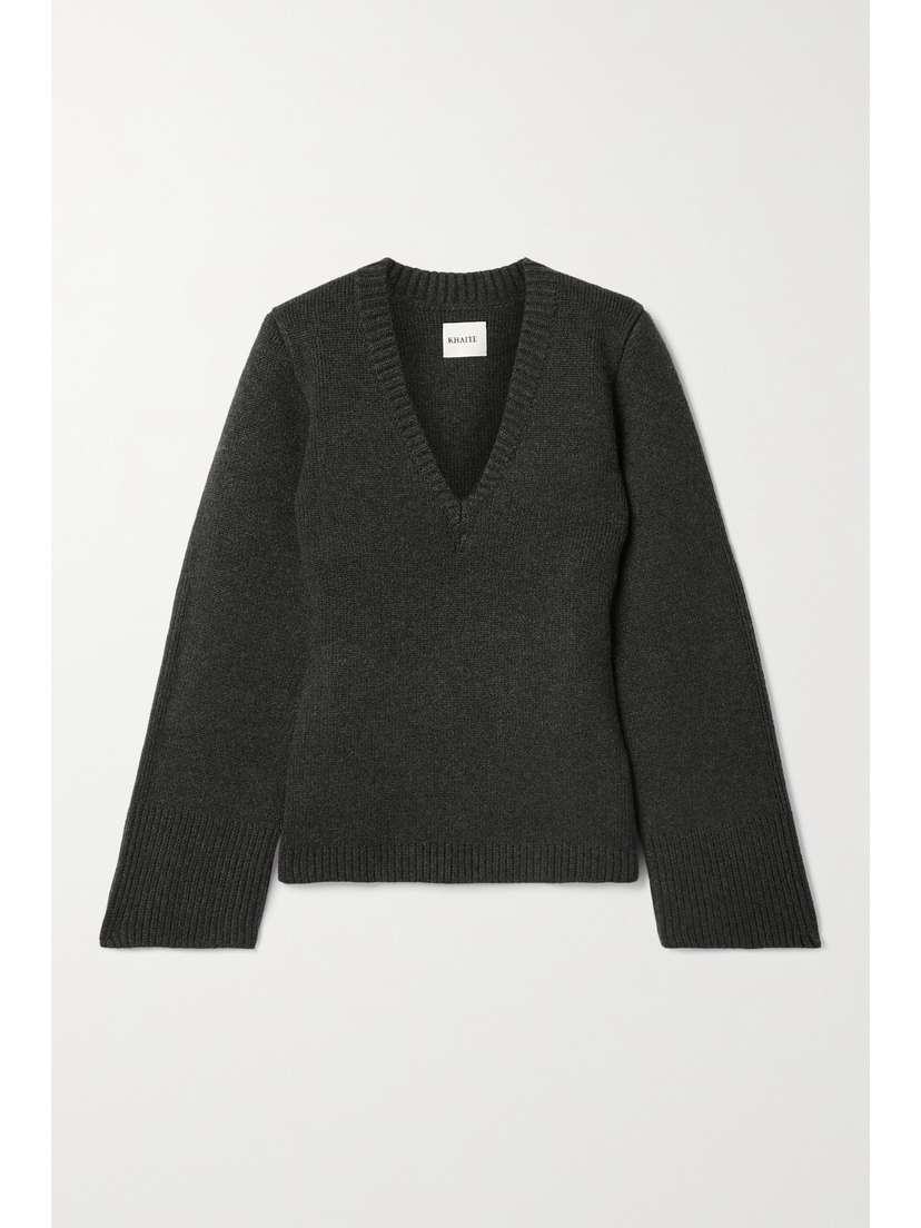 Khaite Claudia Cashmere-blend Sweater - x large