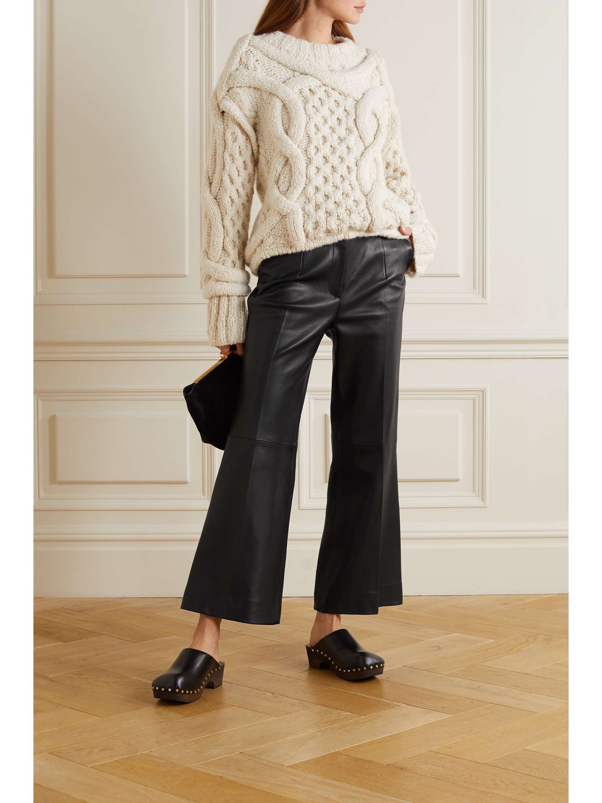 Khaite sales leather pants