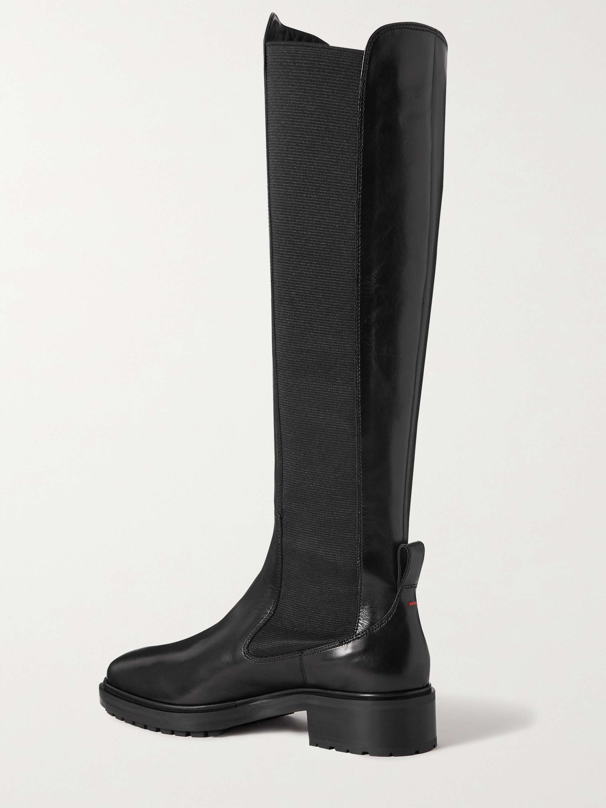 AEYDE Blanca leather knee boots