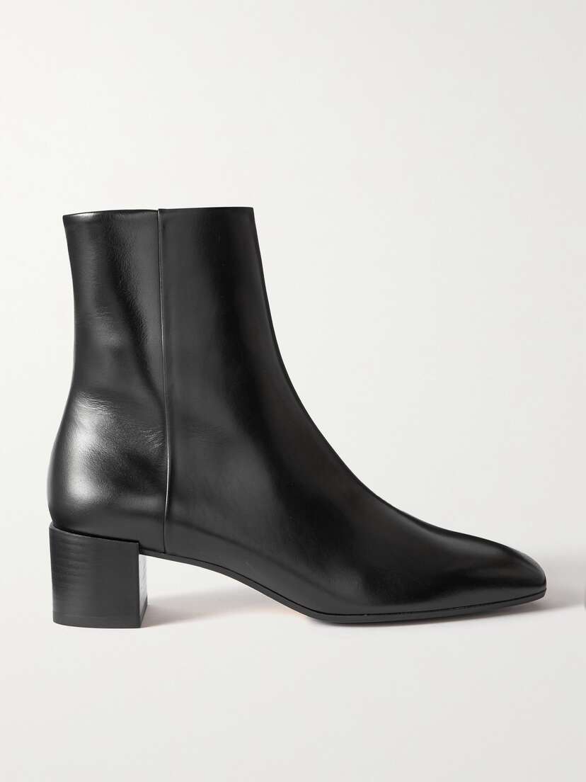 aeyde Linn Leather Ankle Boots
