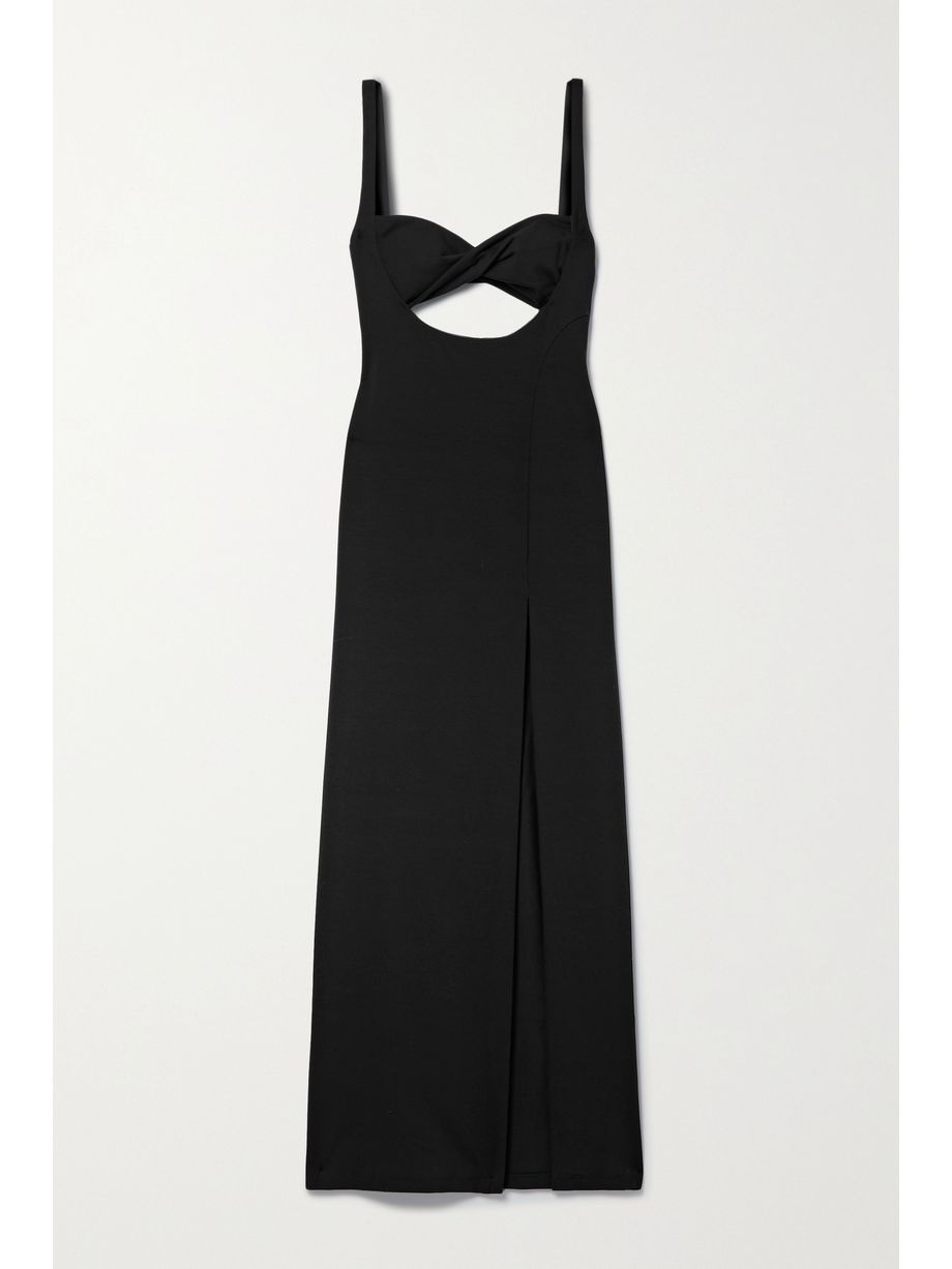 Convertible Midi Dress Black