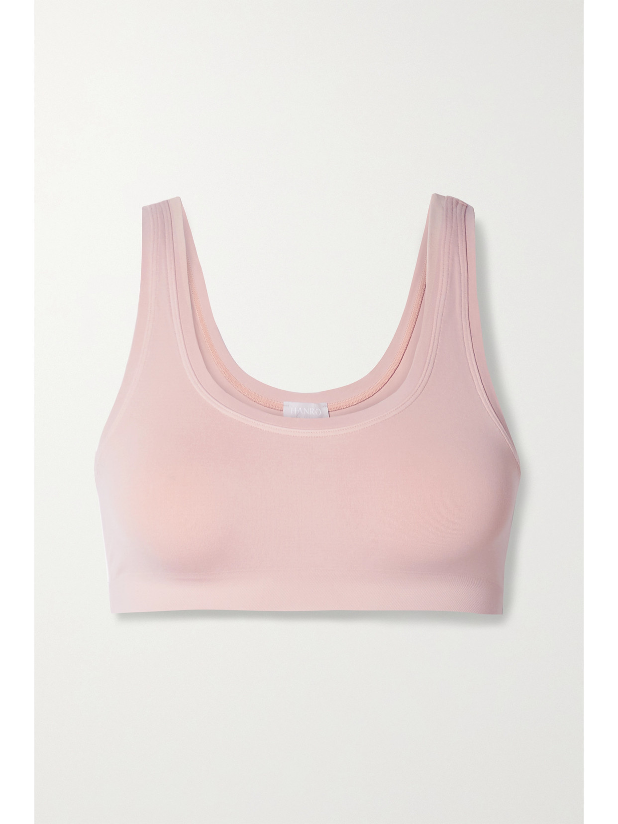 Hanro Touch Feeling Stretch-jersey Soft-cup Bra In Dusty Cedar