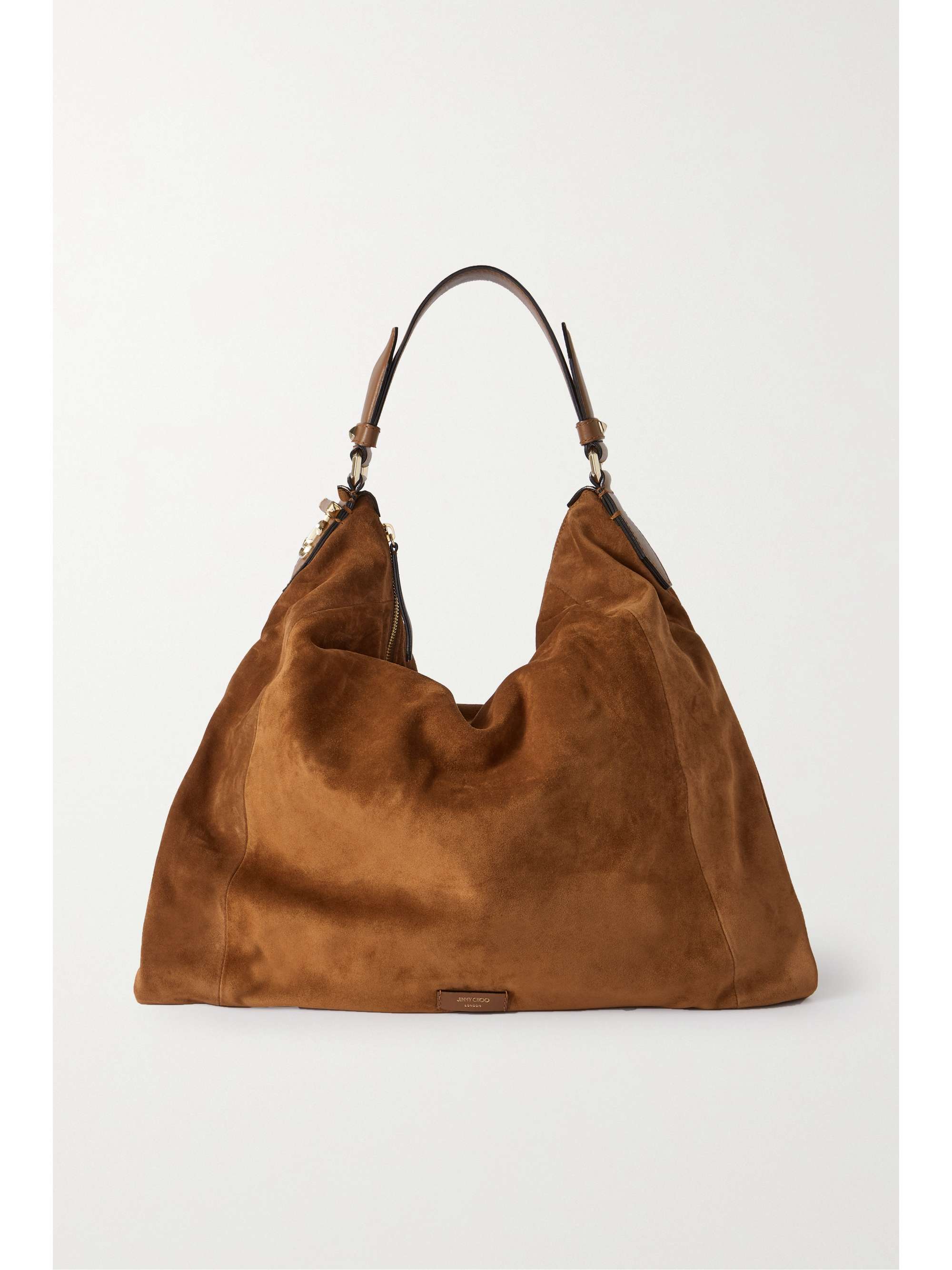 tan suede shoulder bag