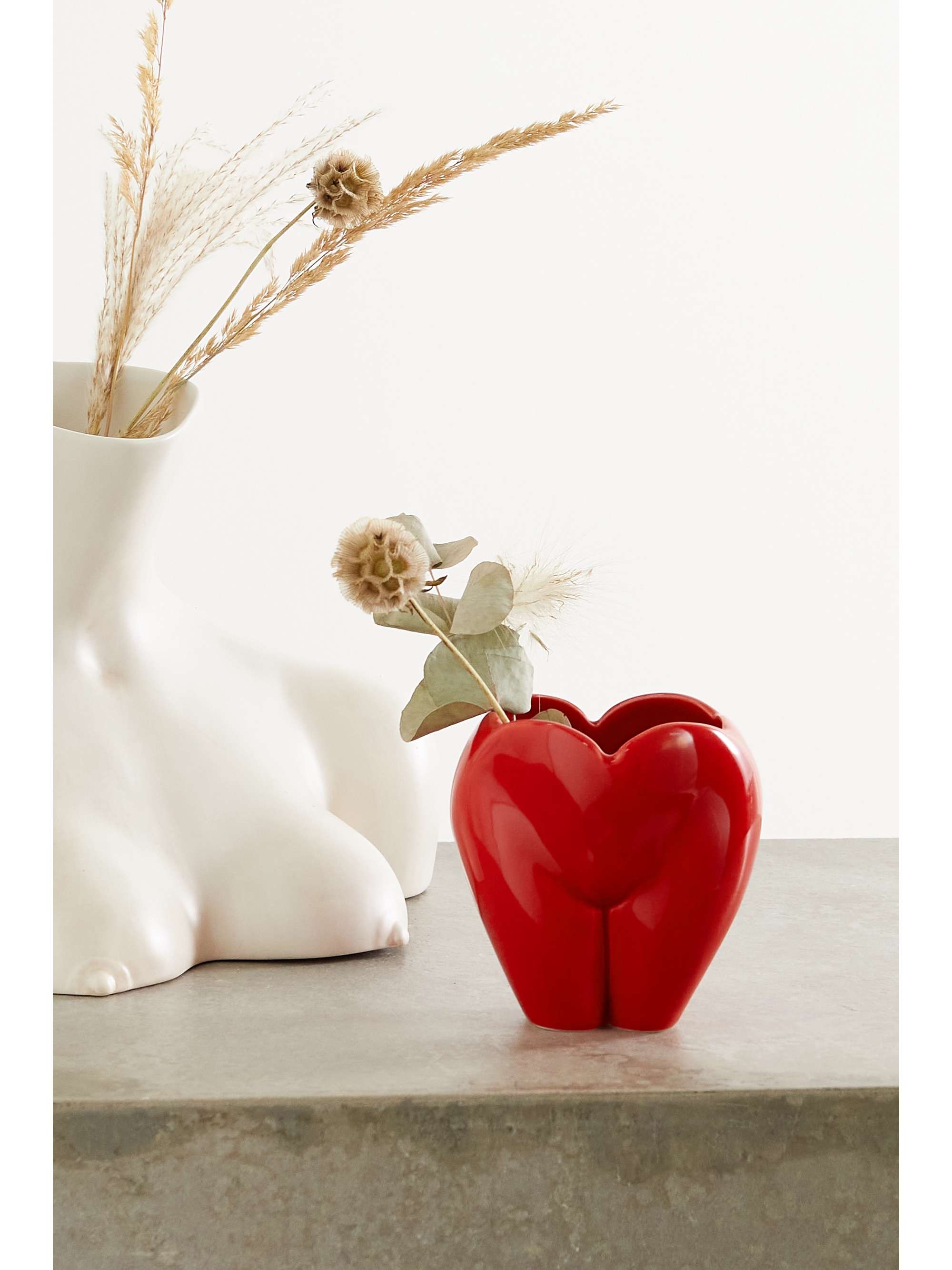 ANISSA KERMICHE Bottom of my Heart ceramic vase