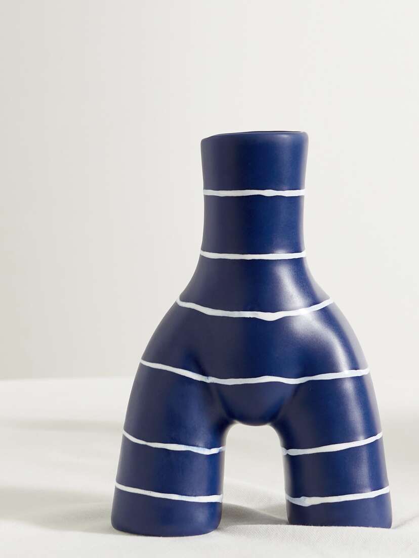 Anissa Kermiche Single L'egg Striped Earthenware Cup