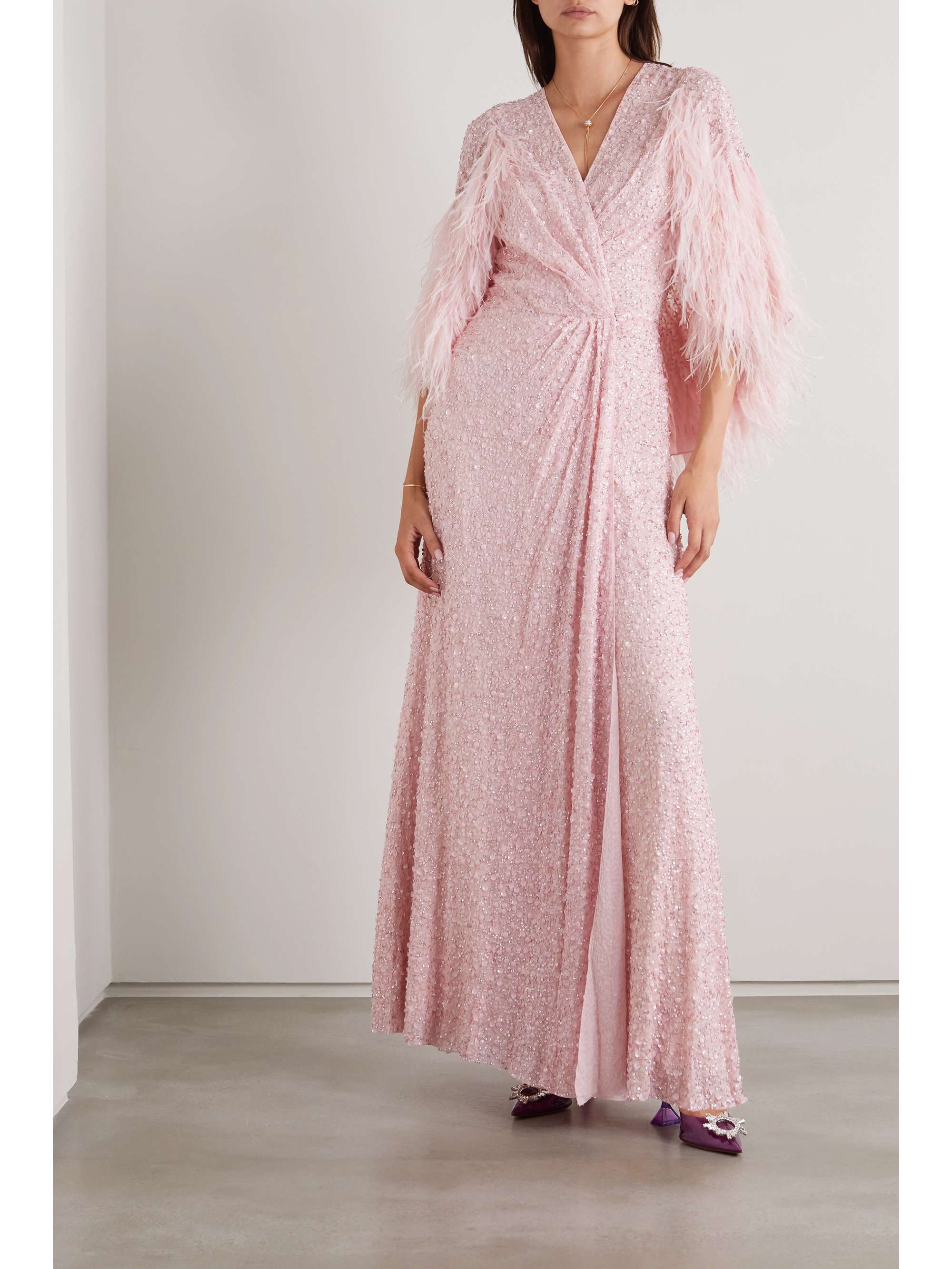 jenny packham pink gown