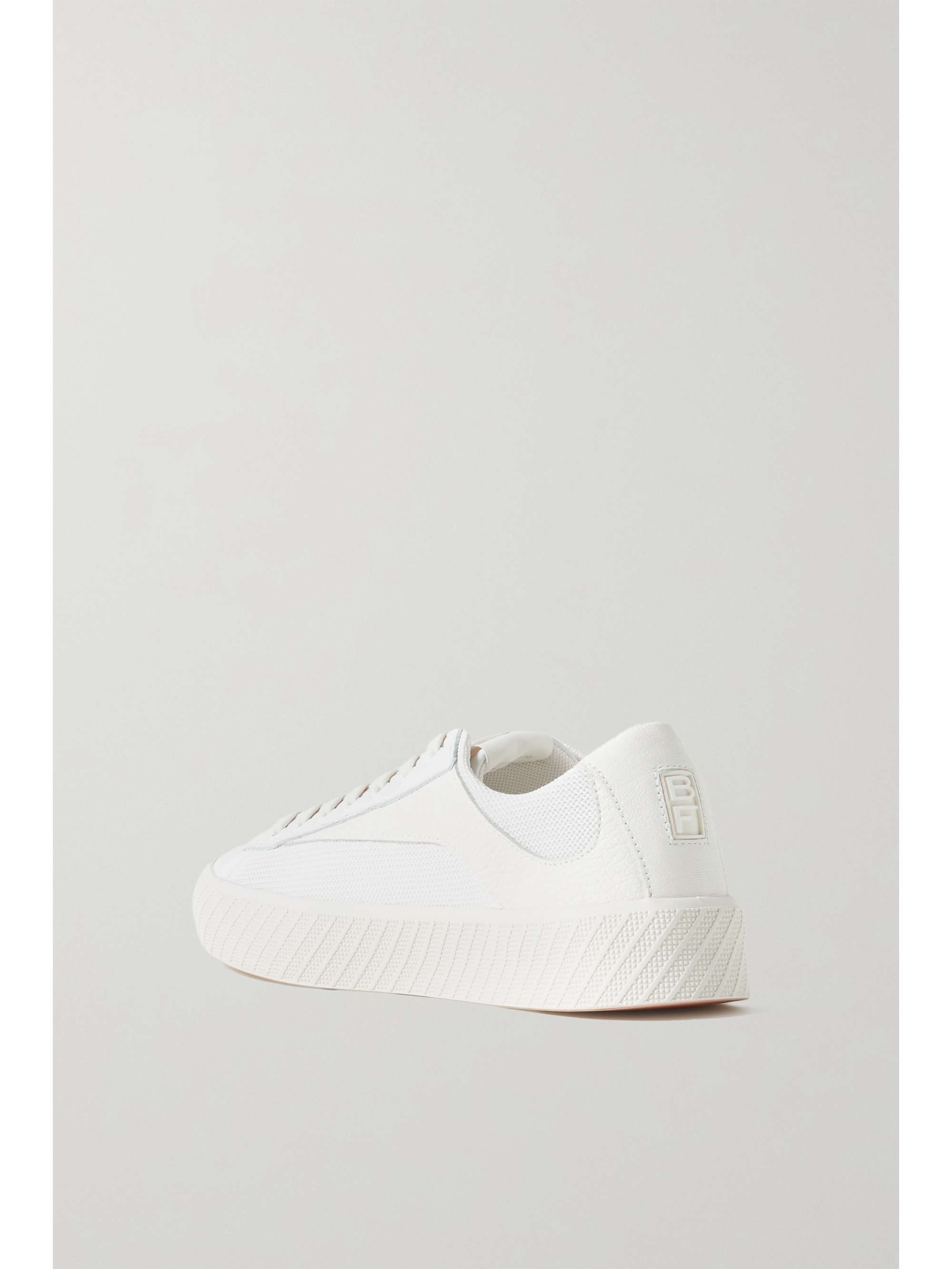 BY FAR Rodina textured-leather and mesh sneakers