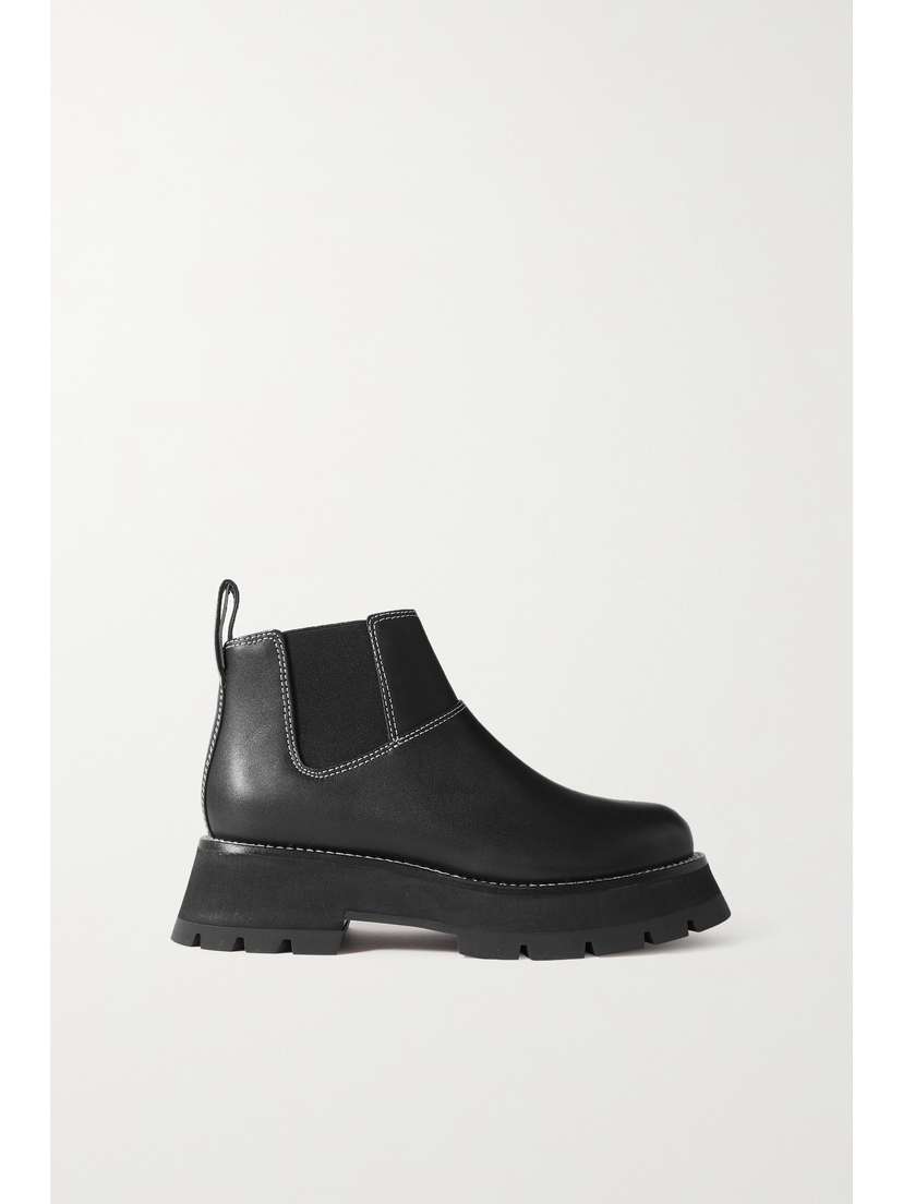 3.1 Phillip Lim Kate Leather Platform Chelsea Boots