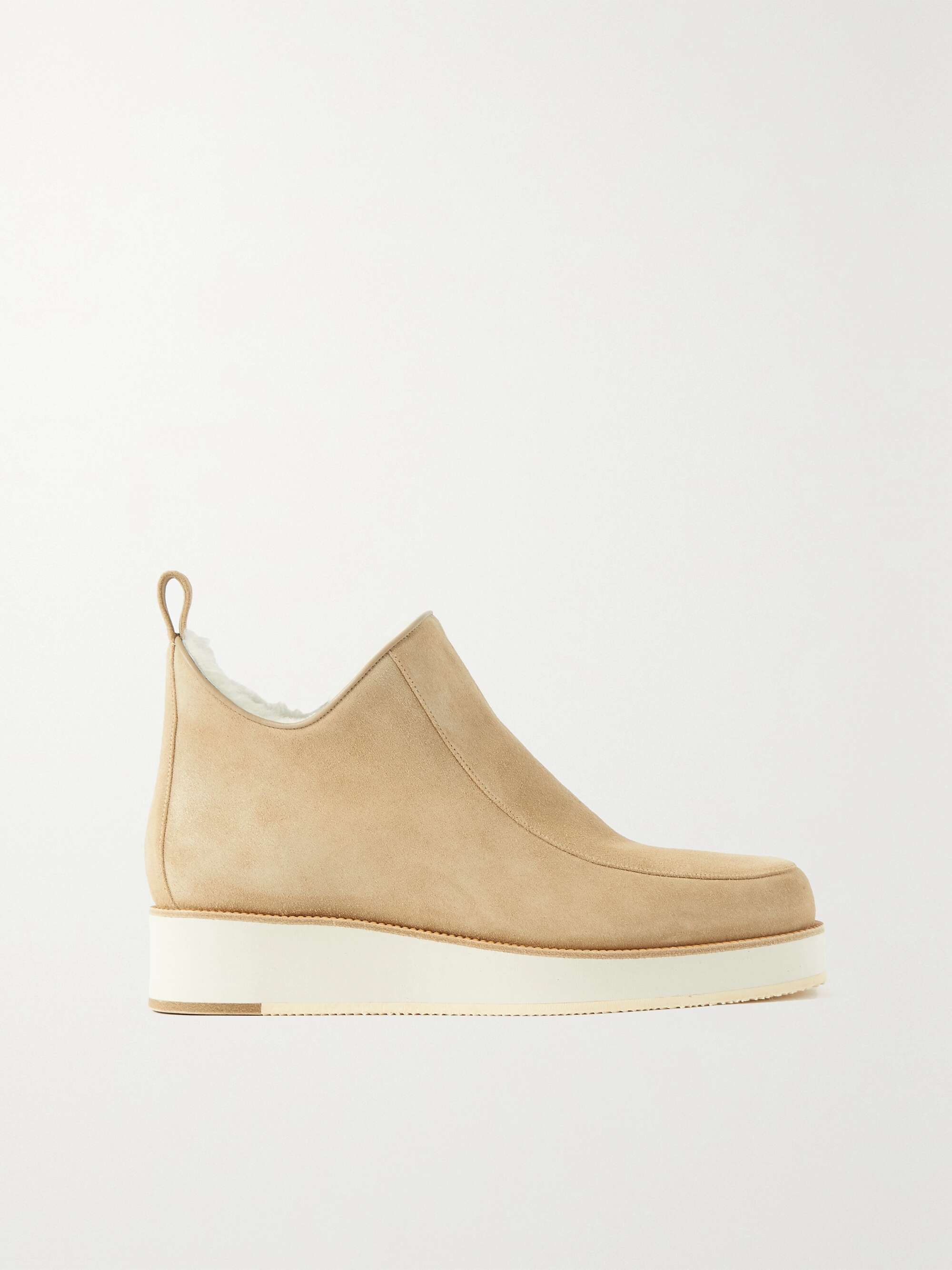 shearling lined sneaker boot