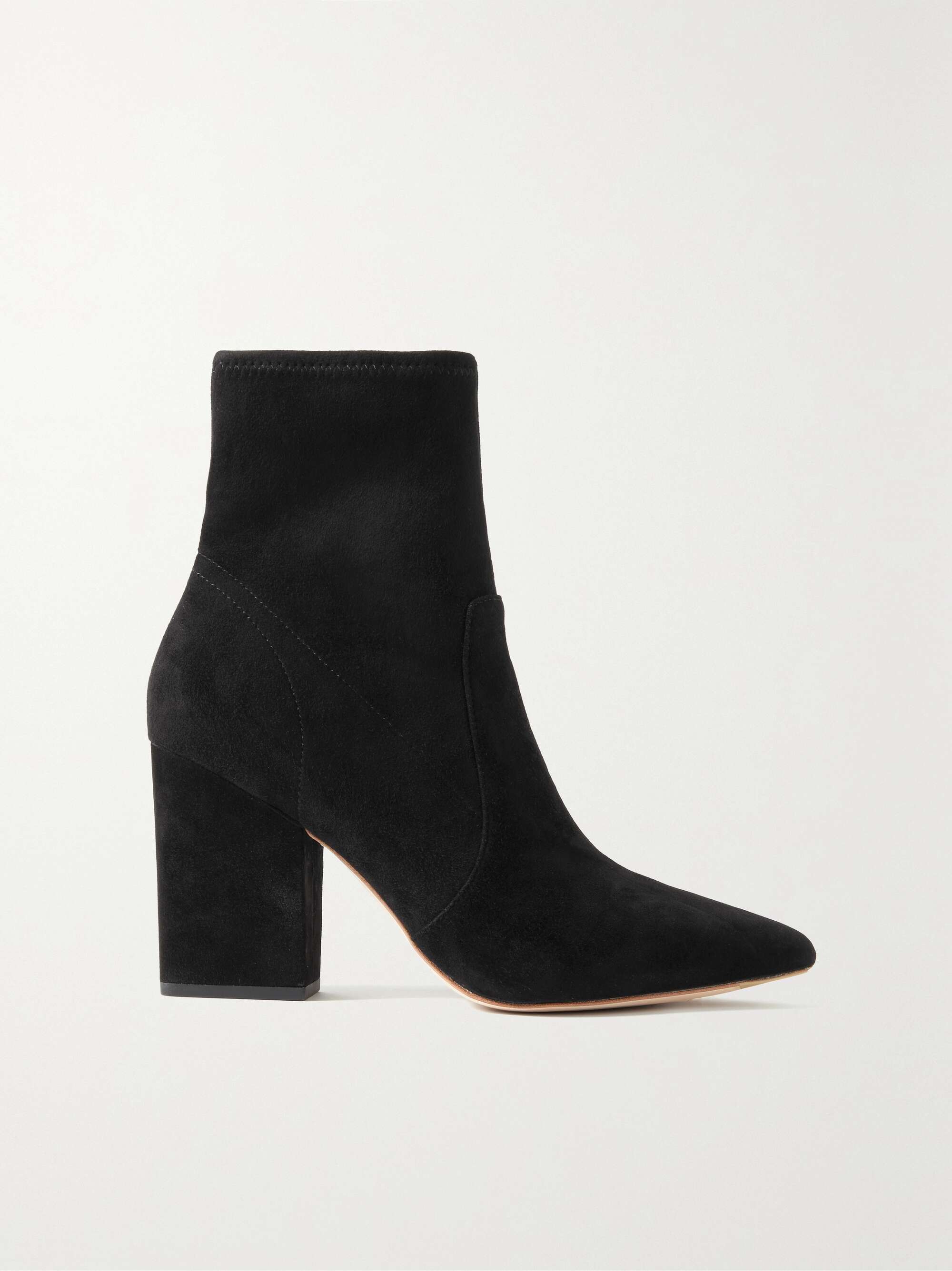 LOEFFLER RANDALL + NET SUSTAIN Isla suede ankle boots | NET-A-PORTER