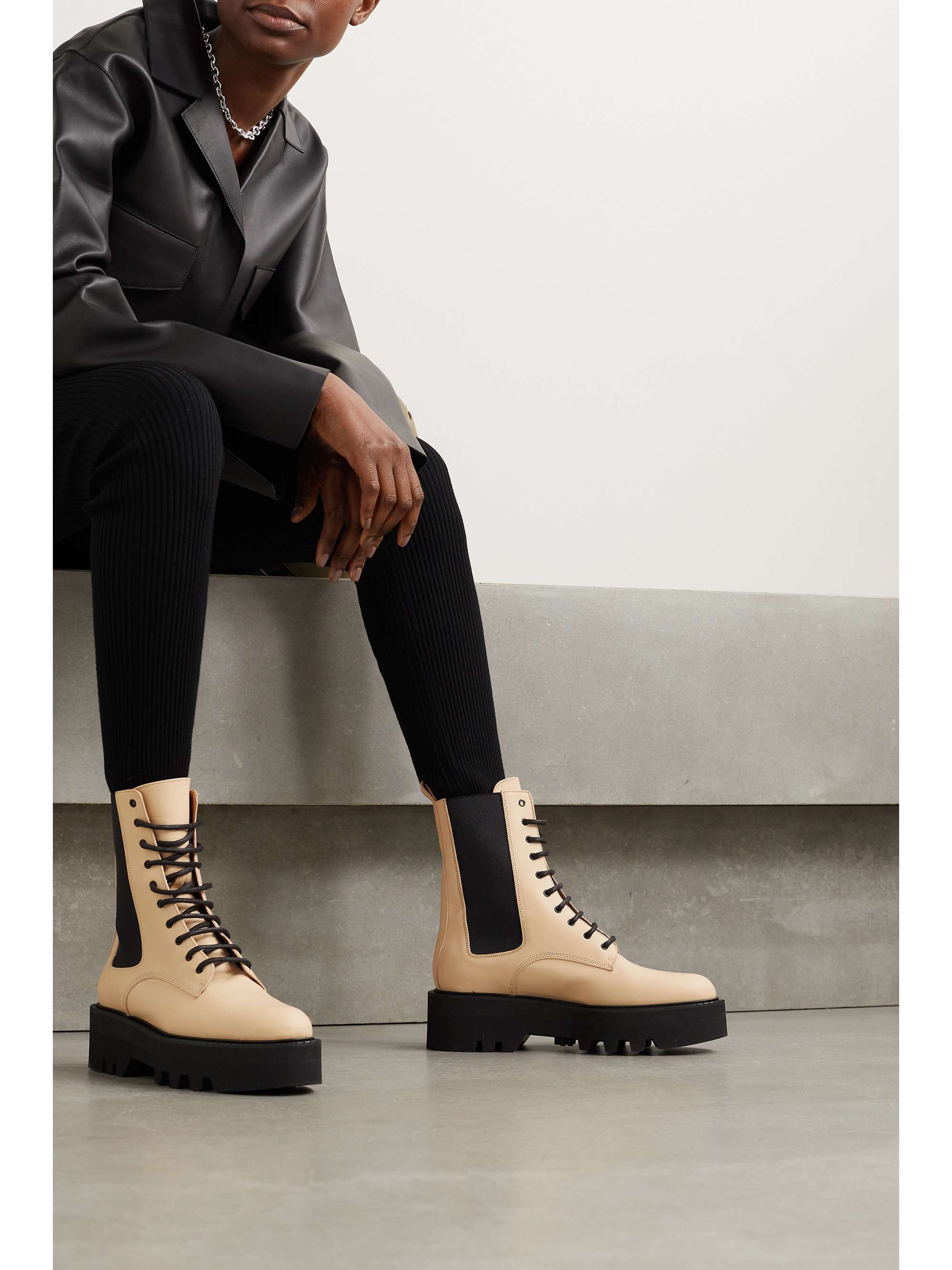 ATP ATELIER Pesaro leather ankle boots