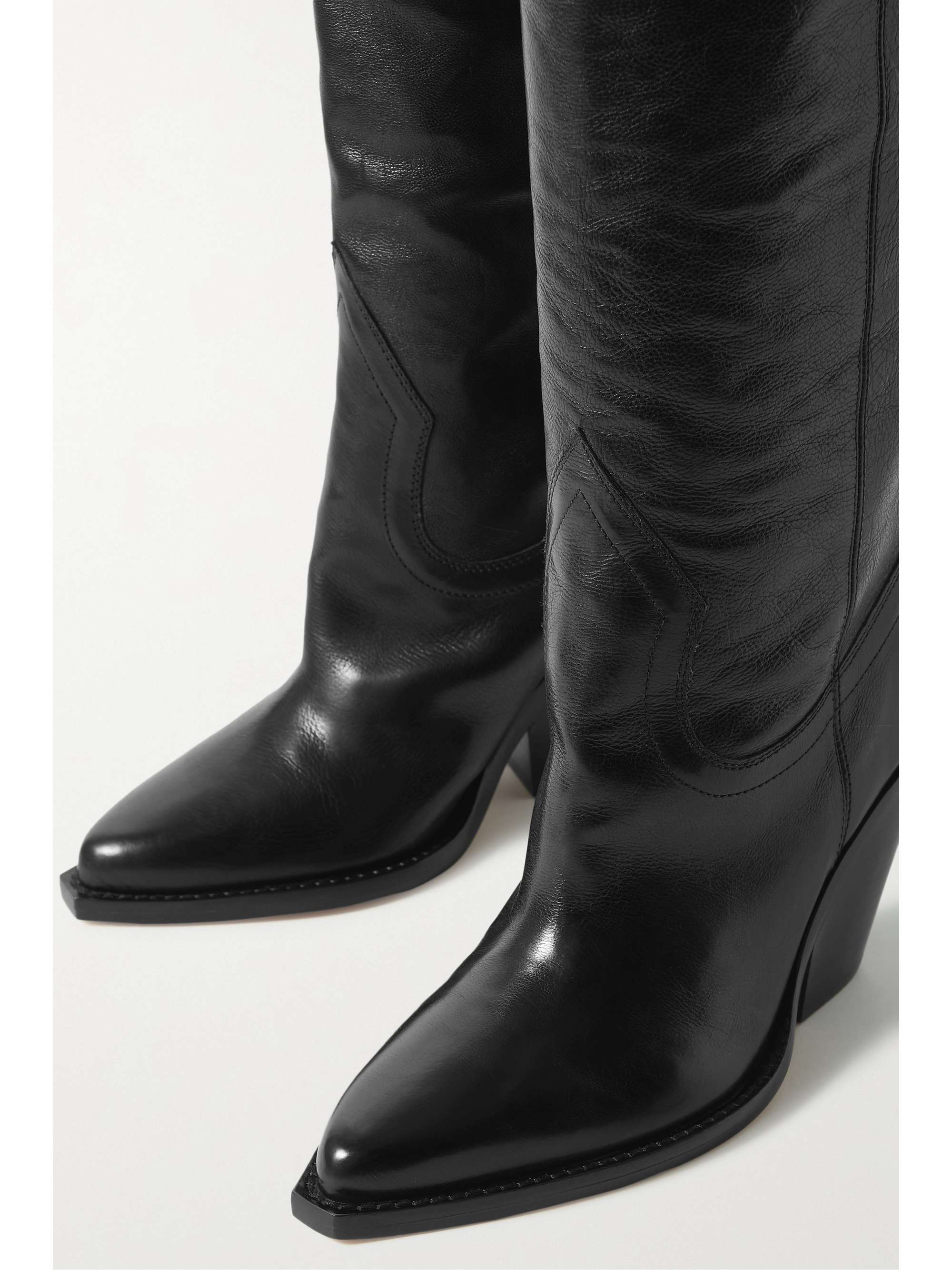 Lang sur Fremmedgørelse Black Lomero leather knee boots | ISABEL MARANT | NET-A-PORTER