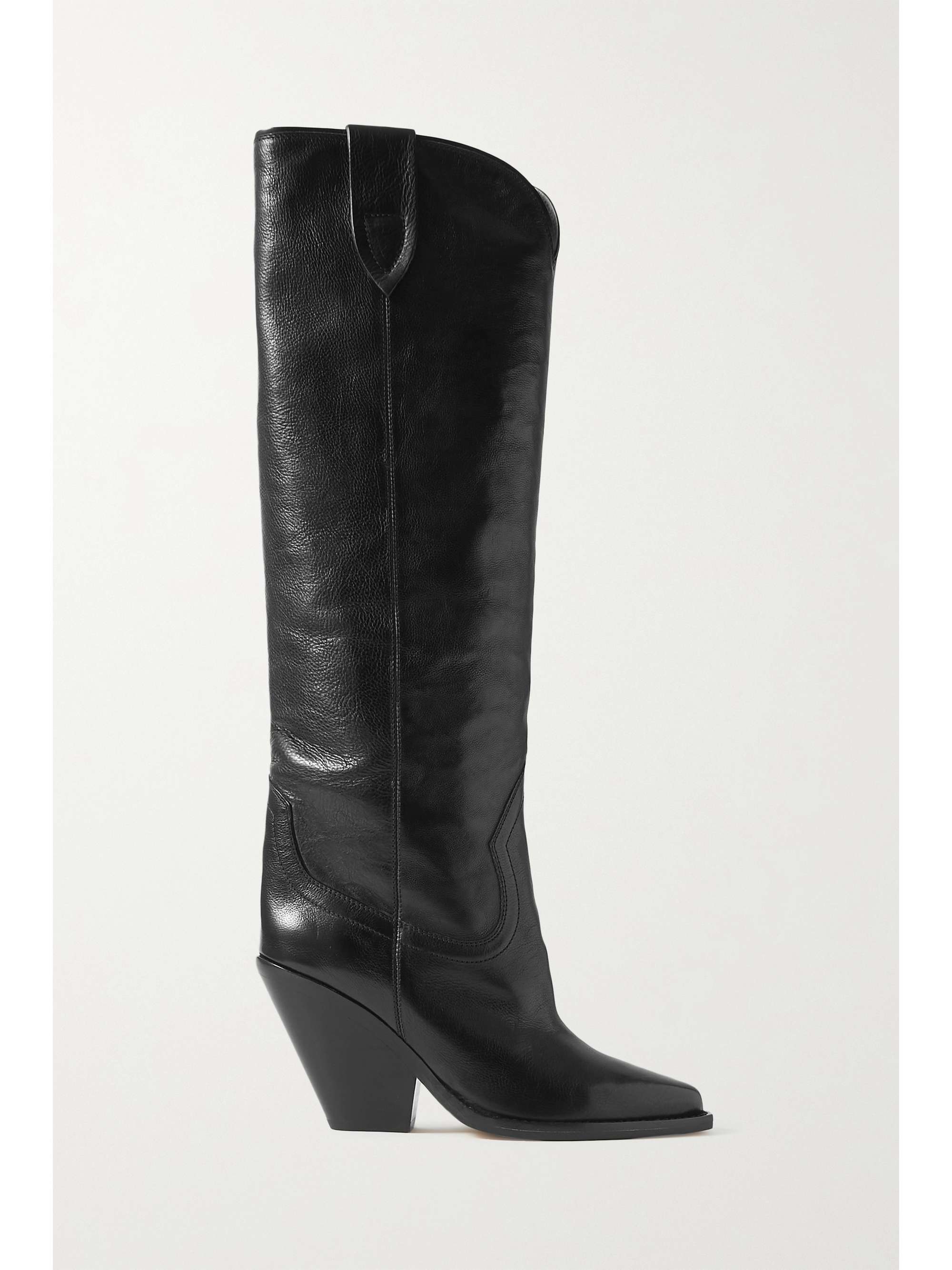 Lang sur Fremmedgørelse Black Lomero leather knee boots | ISABEL MARANT | NET-A-PORTER