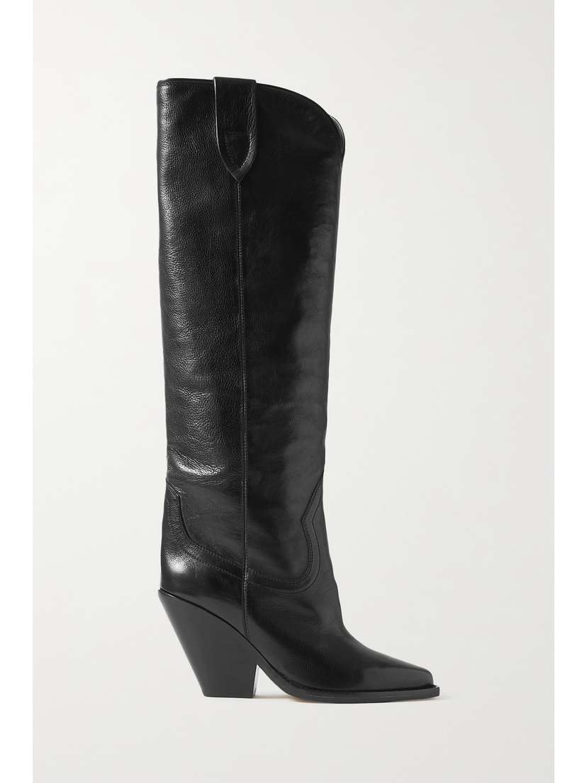 Isabel Marant Lomero Leather Knee Boots