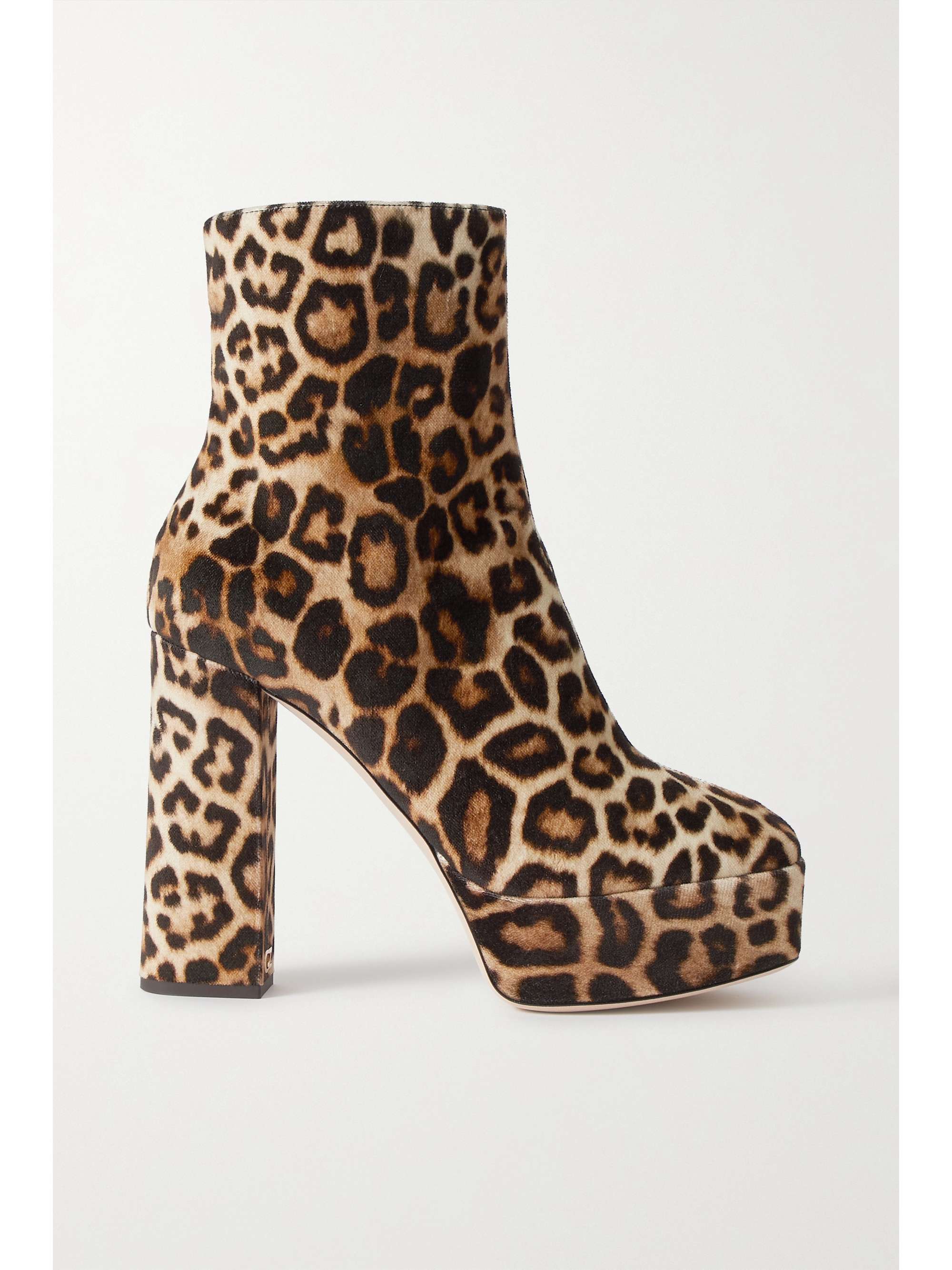 ankle boots leo print