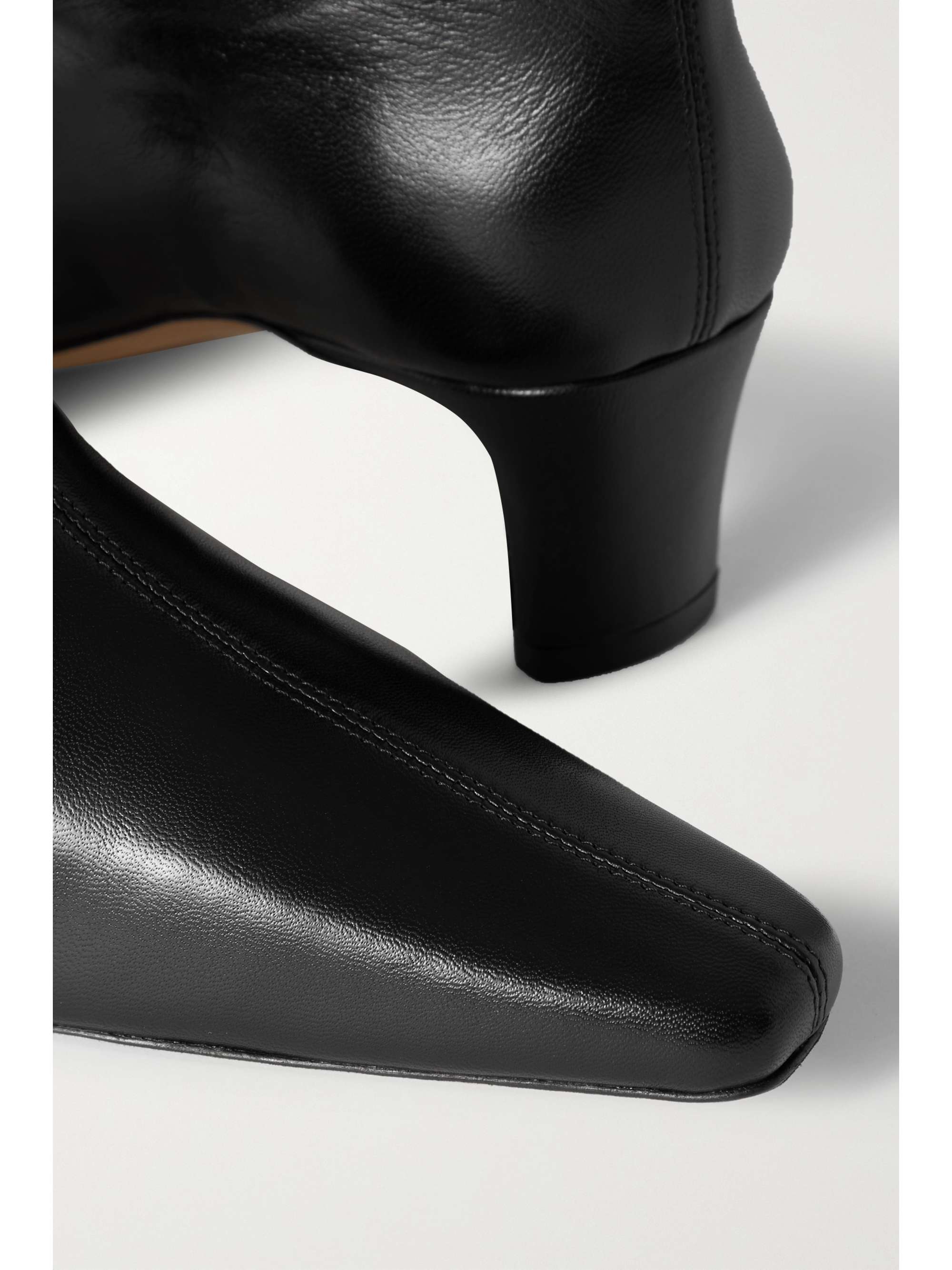 STAUD Wally leather knee boots