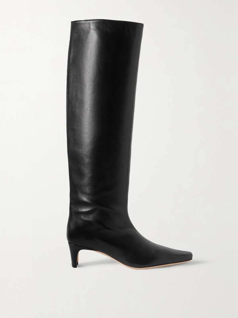 Staud Wally Leather Knee Boots