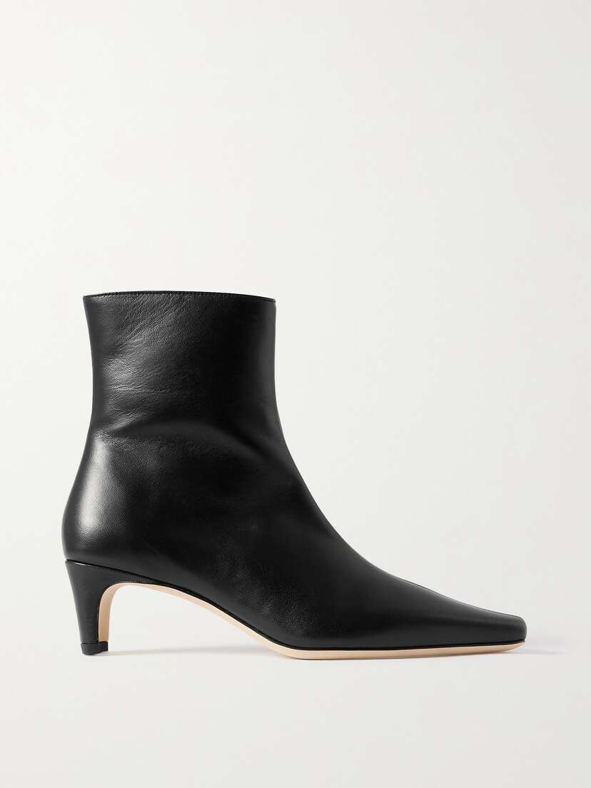 Staud Wally Leather Ankle Boots