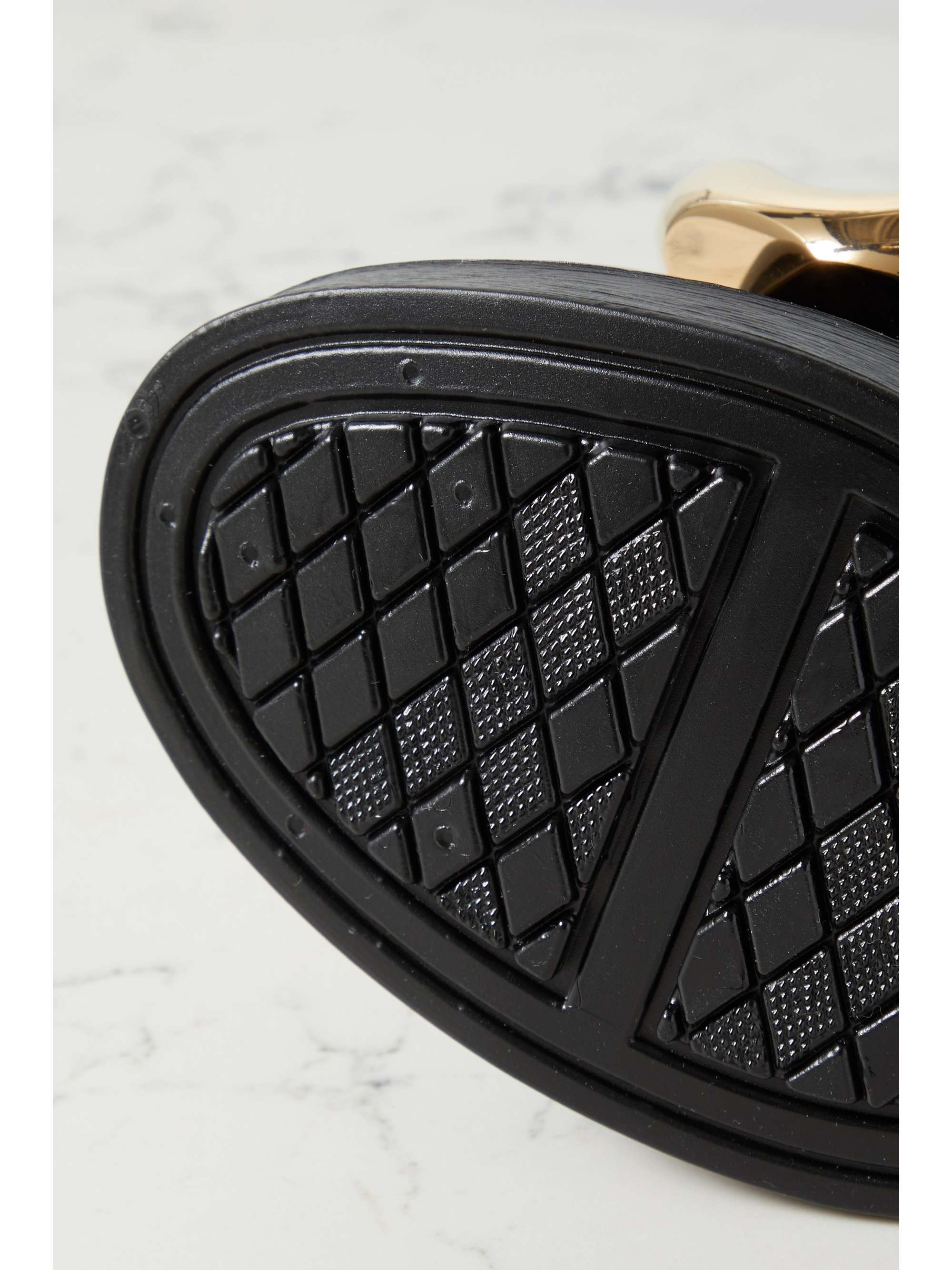 JW ANDERSON グロスラバー レインブーツ チェーン装飾付き | NET