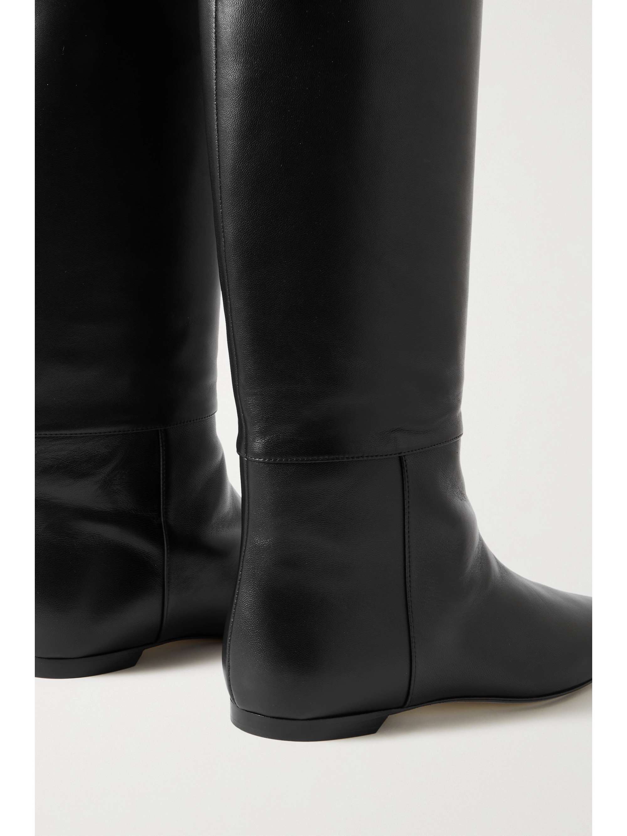 KHAITE Diego leather knee boots