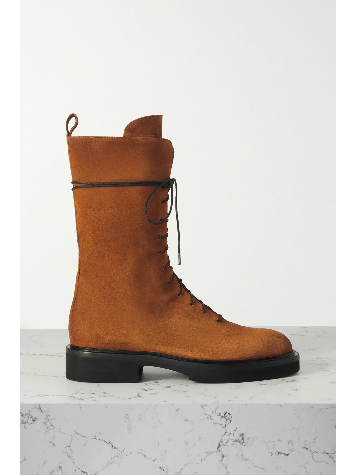 Khaite - Conley Suede Ankle...
