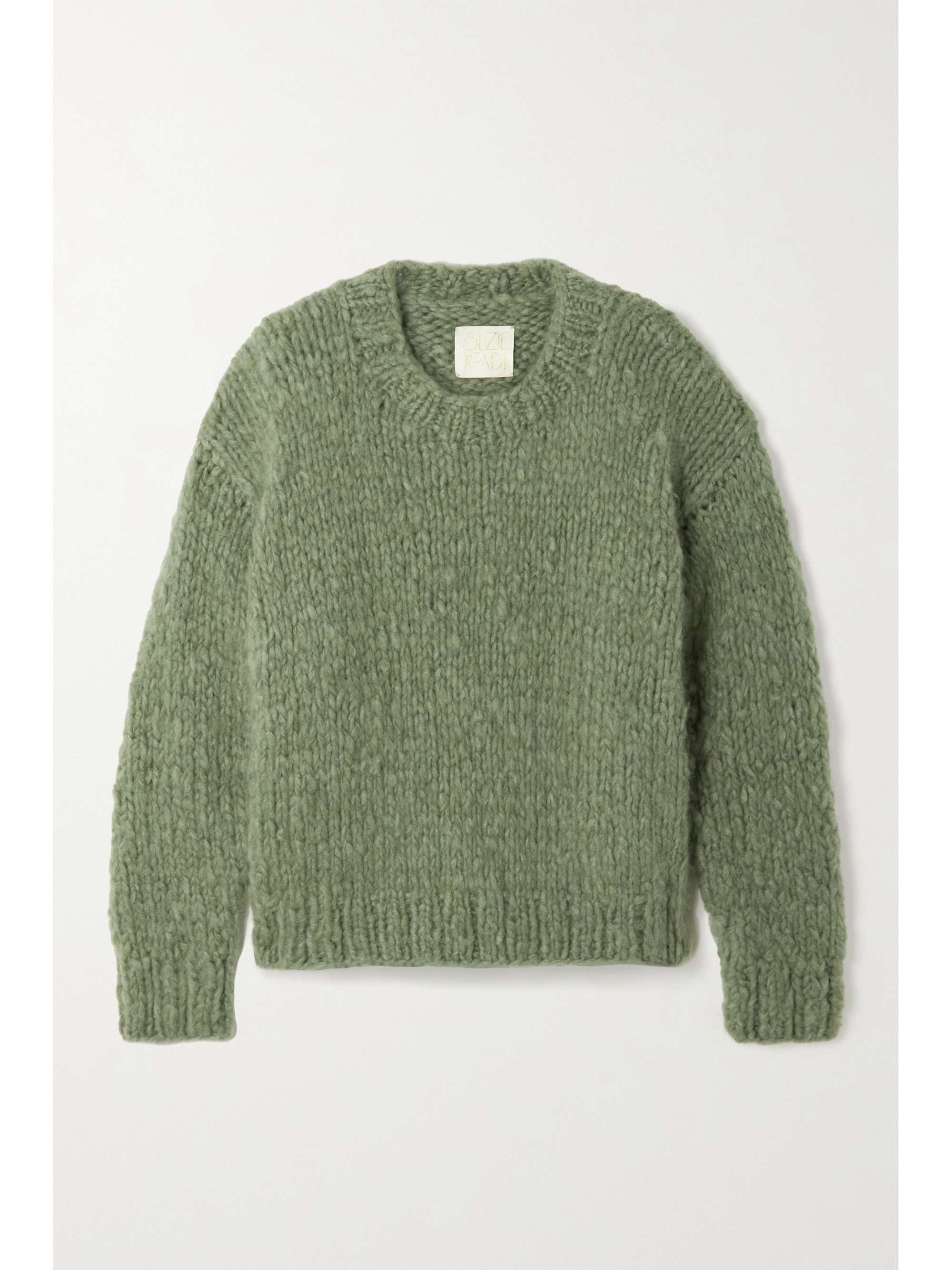 light green cashmere sweater