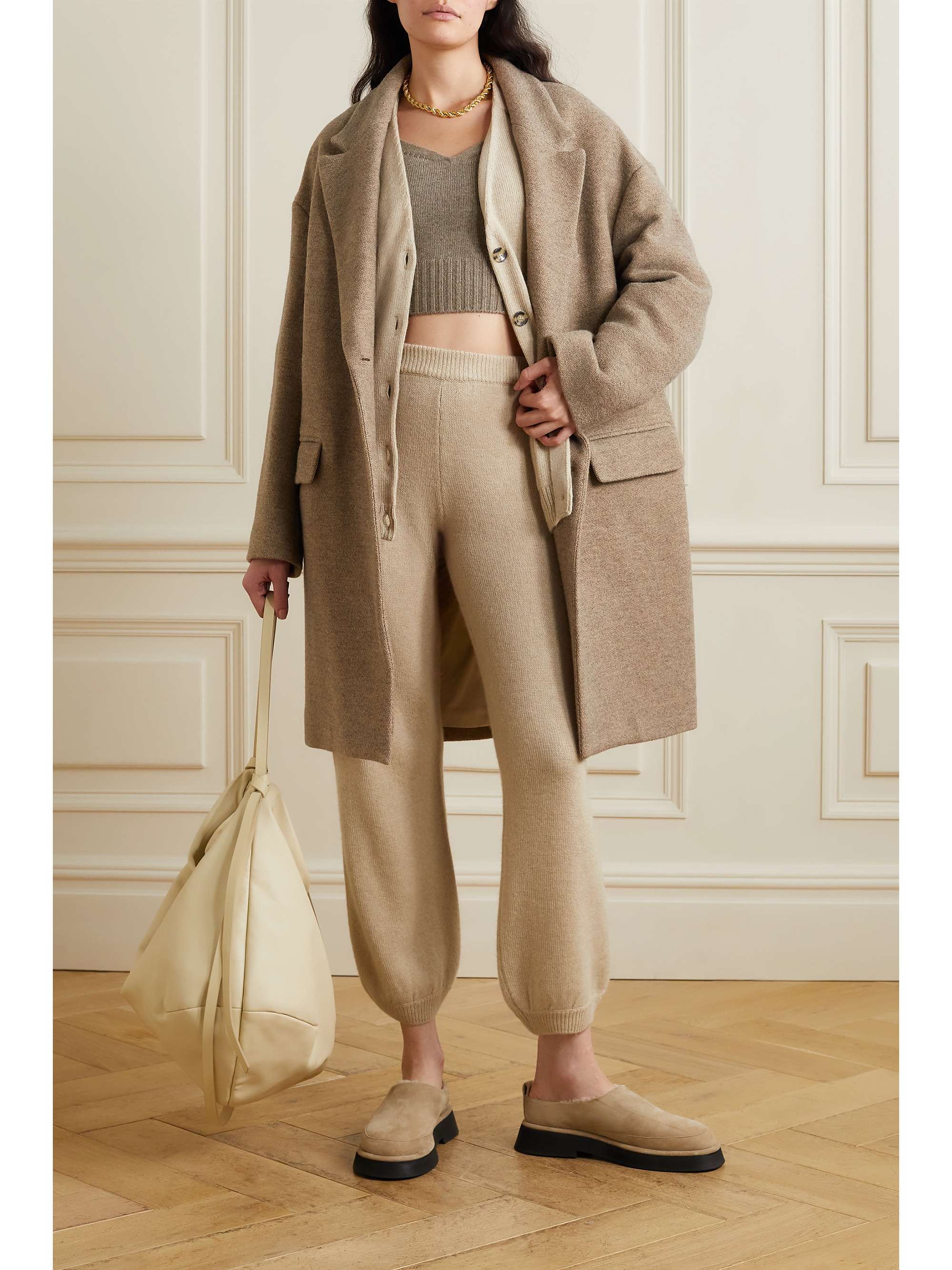 SUZIE KONDI Cashmere track pants