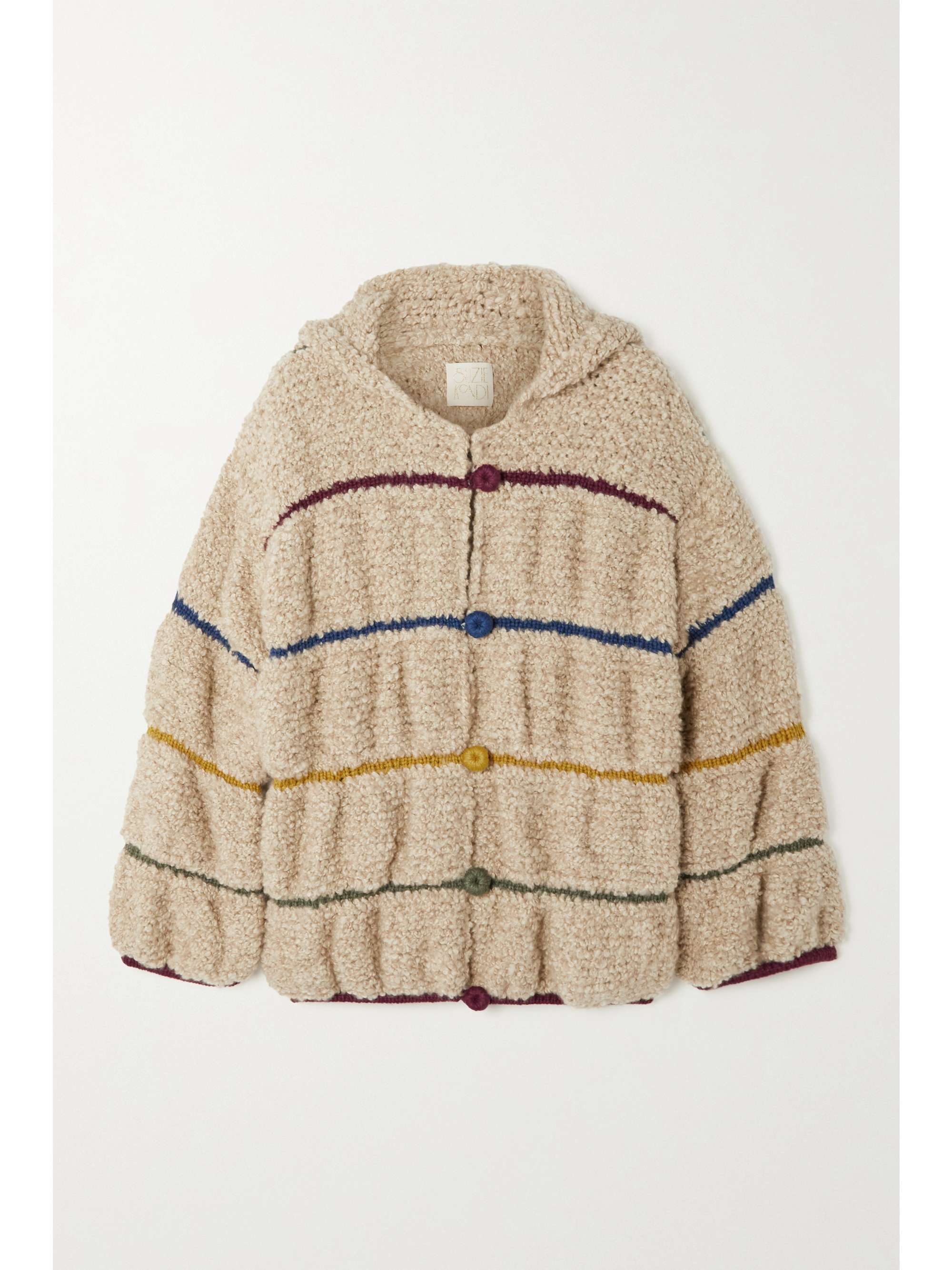 boucle knit jacket